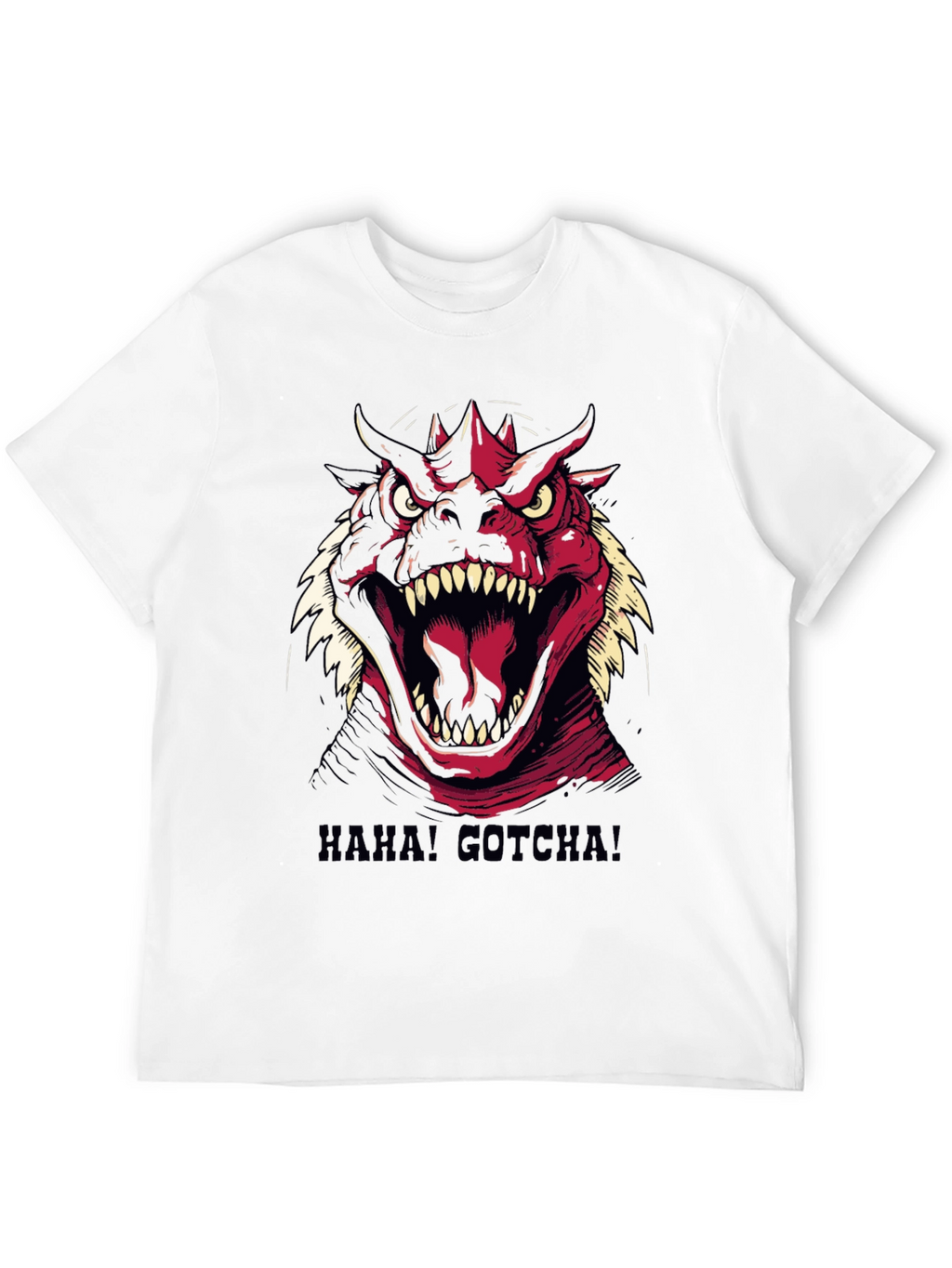 Roaring Monster Graphic Tee - Haha! Gotcha!