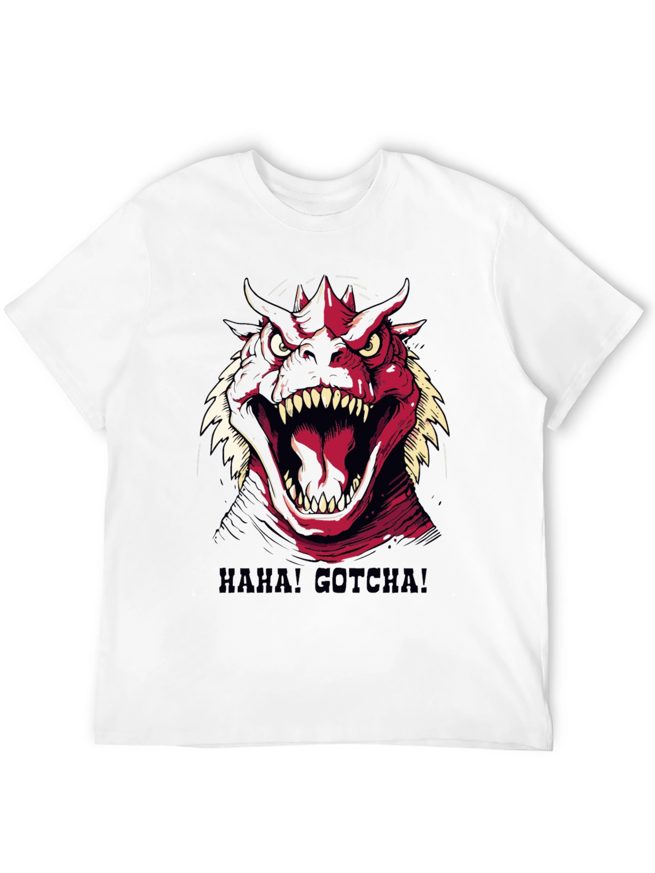 Roaring Monster Graphic Tee - Haha! Gotcha!