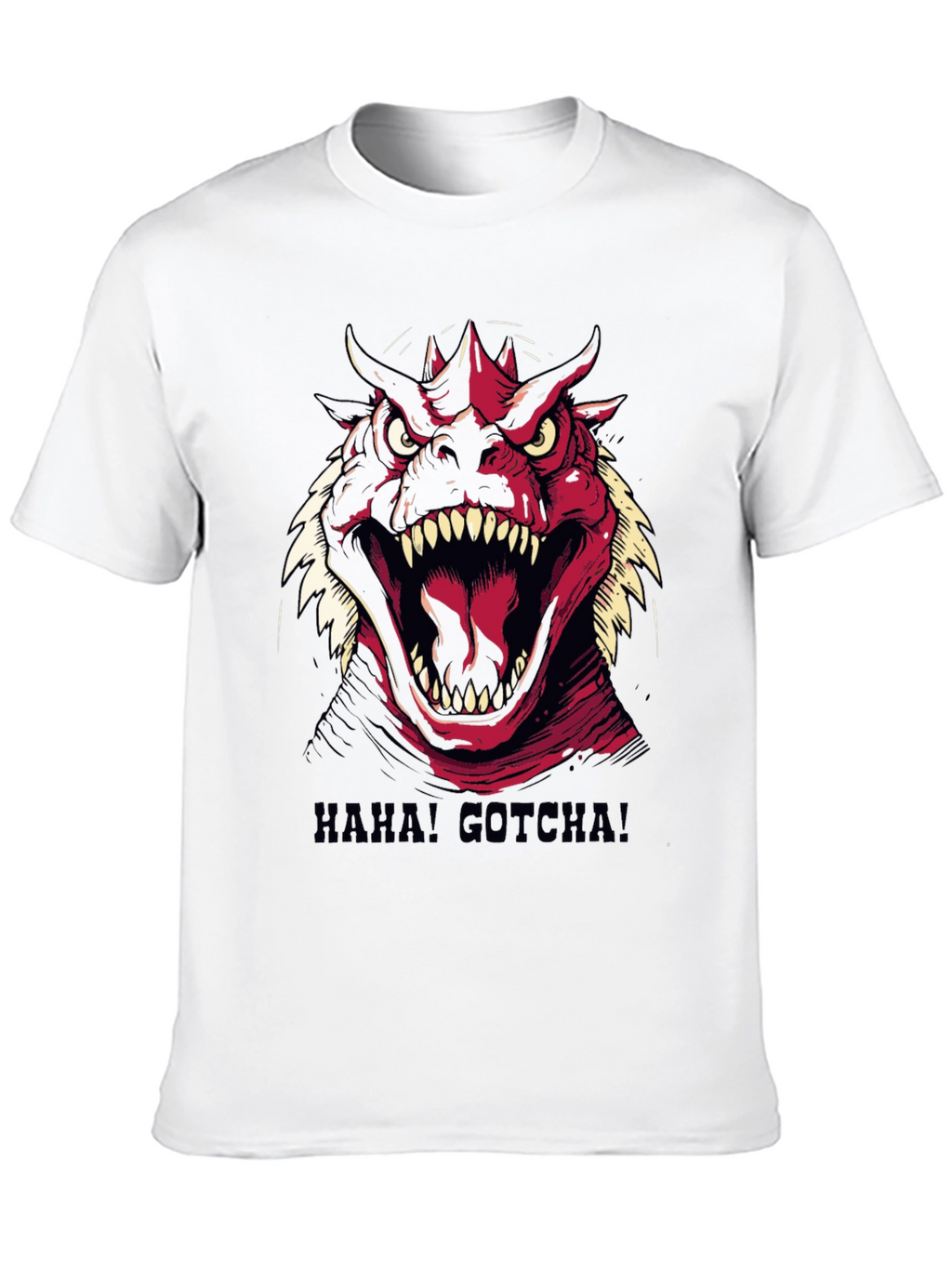 Roaring Monster Graphic Tee - Haha! Gotcha!