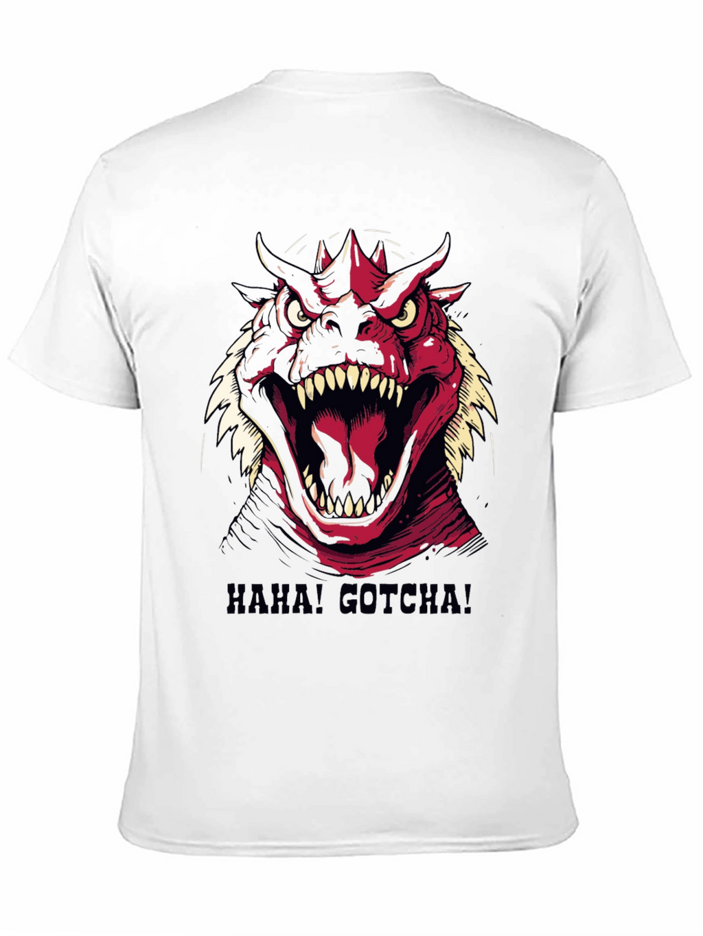 Roaring Monster Graphic Tee - Haha! Gotcha!
