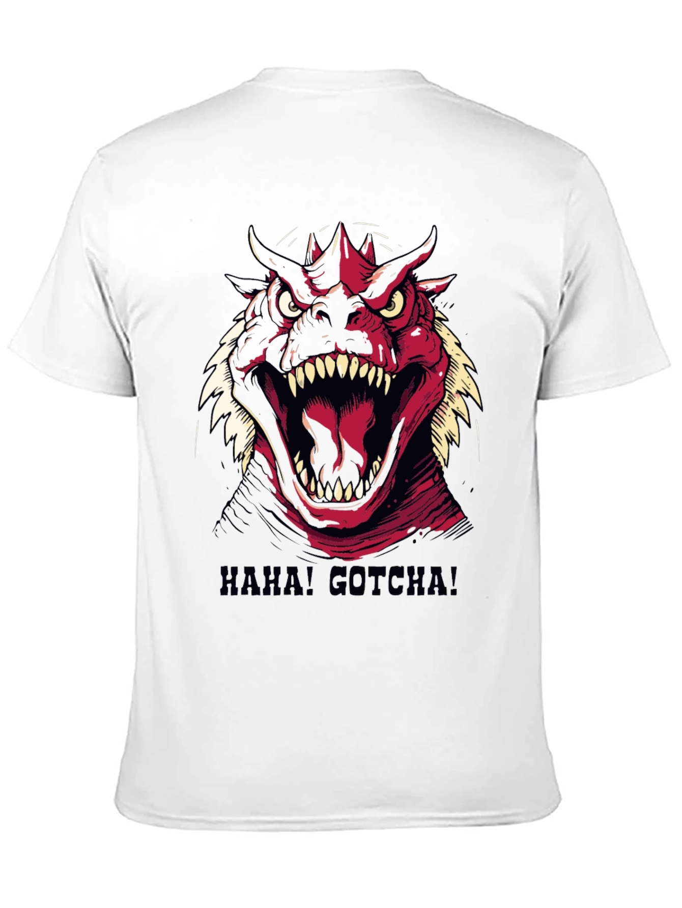 Roaring Monster Graphic Tee - Haha! Gotcha!