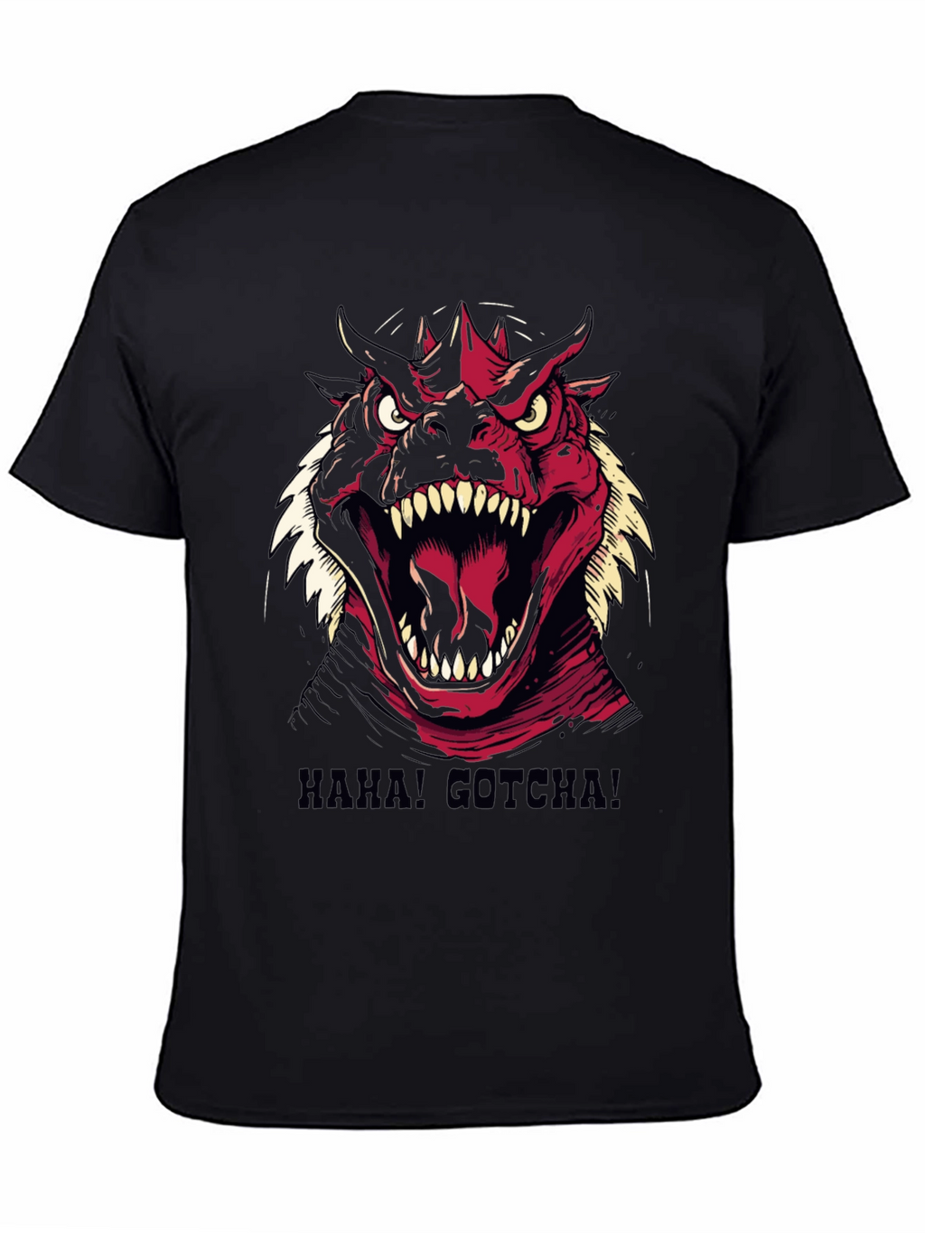 Roaring Monster Graphic Tee - Haha! Gotcha!