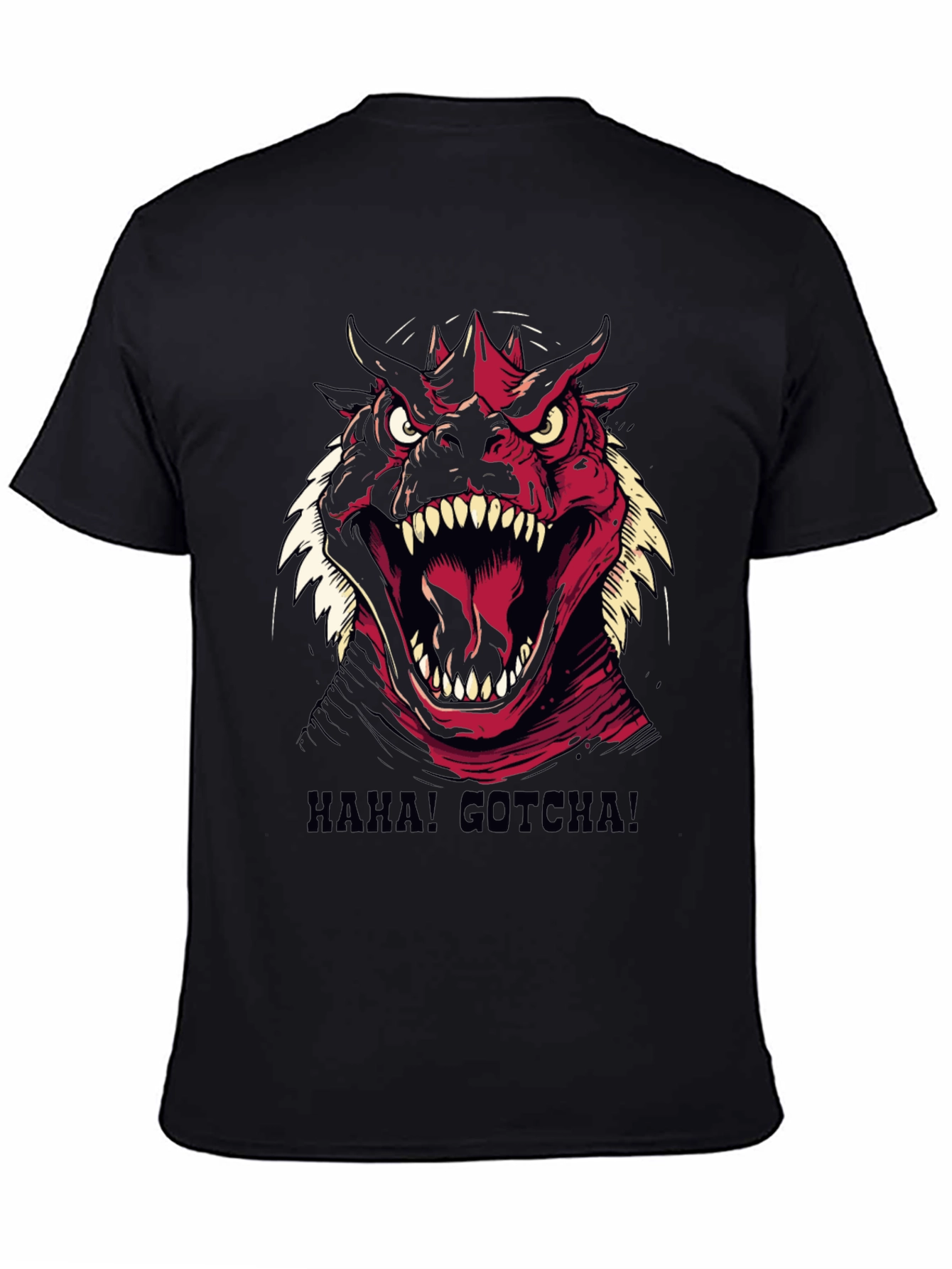 Roaring Monster Graphic Tee - Haha! Gotcha!