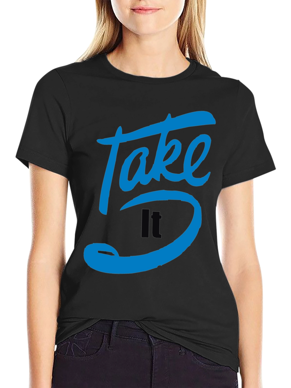 Take It 5 T-Shirt - Graphic Print Tee