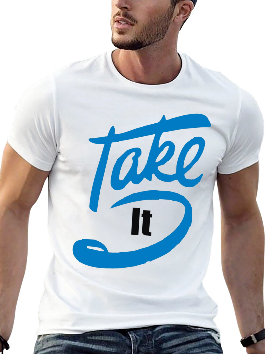 Take It 5 T-Shirt - Graphic Print Tee