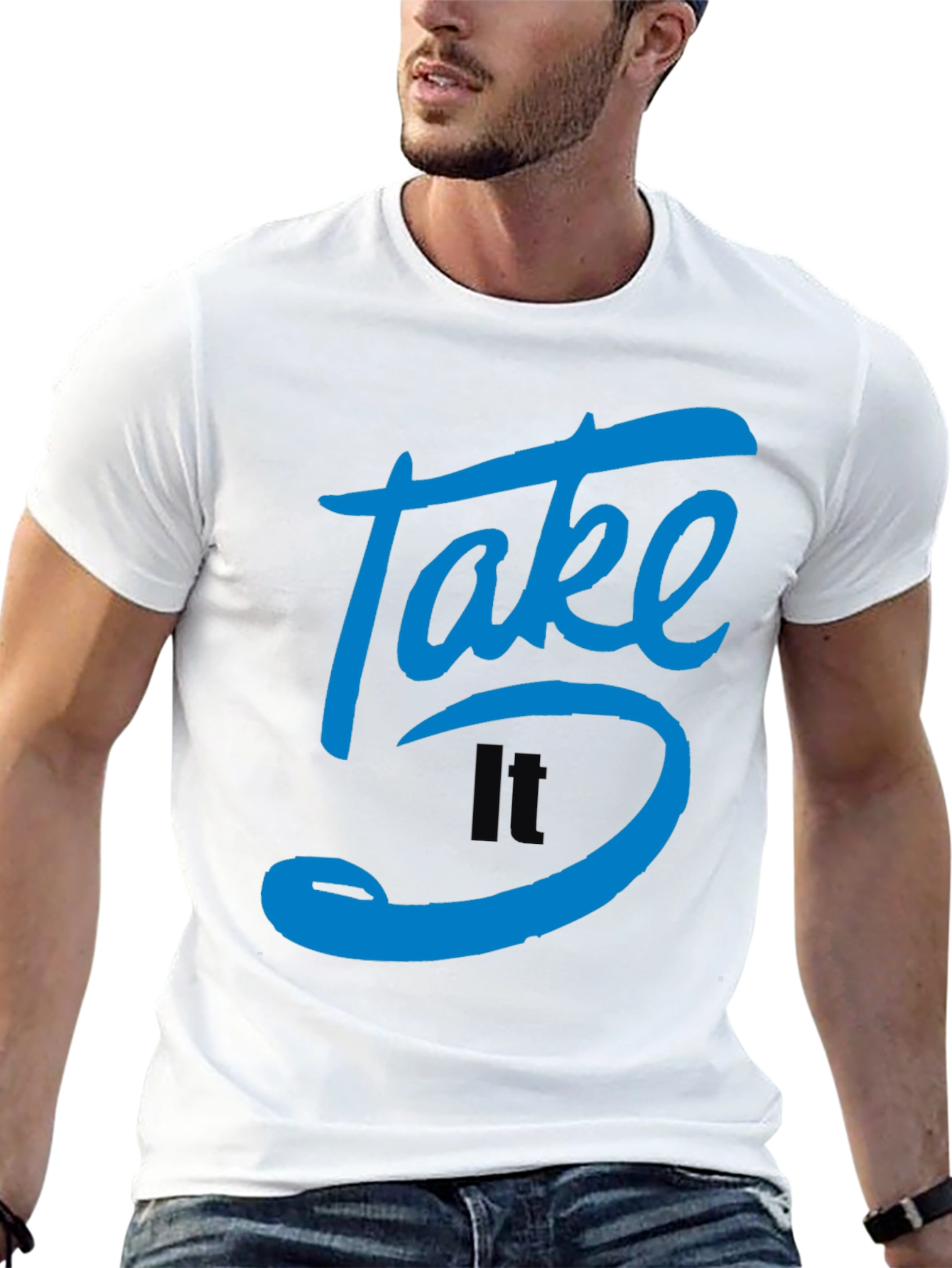 Take It 5 T-Shirt - Graphic Print Tee
