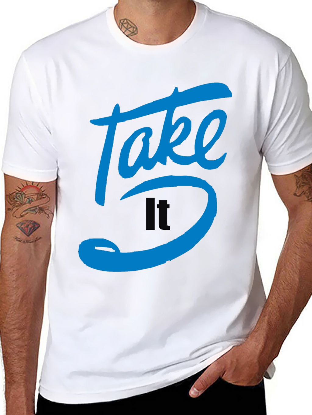 Take It 5 T-Shirt - Graphic Print Tee