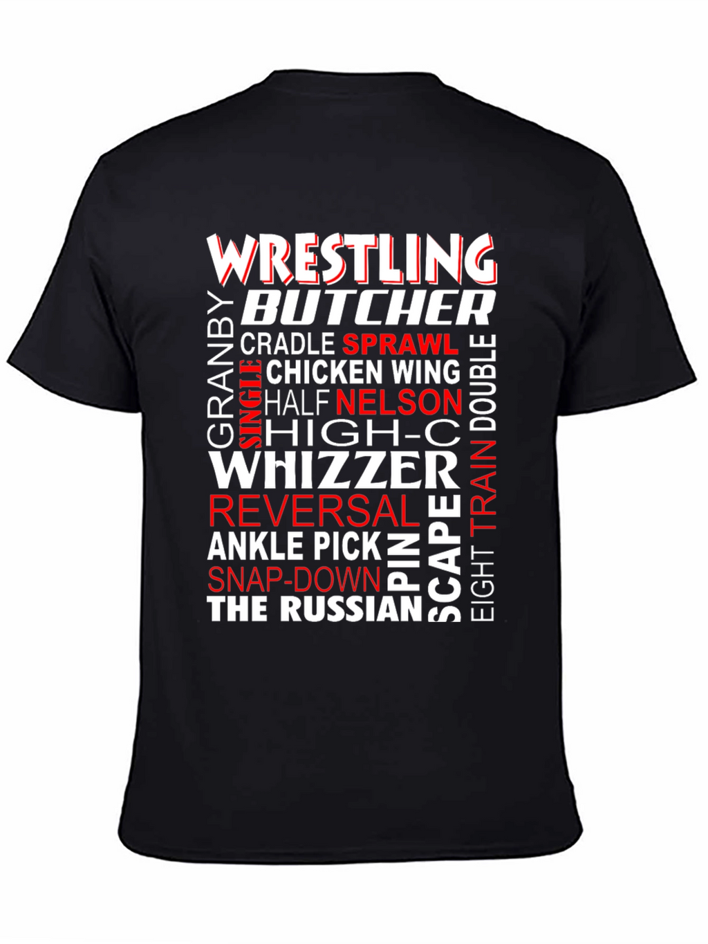 Wrestling Terminology Graphic T-Shirt
