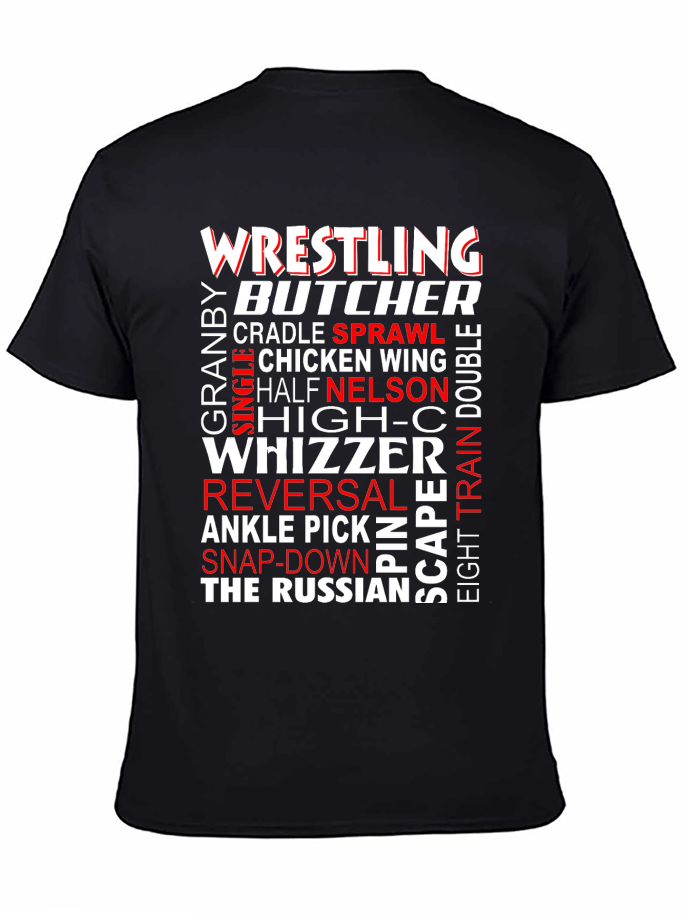 Wrestling Terminology Graphic T-Shirt