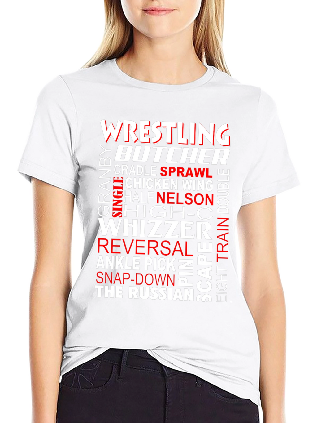 Wrestling Terminology Graphic T-Shirt