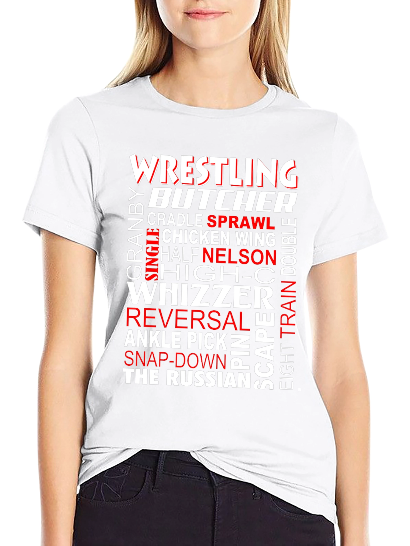Wrestling Terminology Graphic T-Shirt