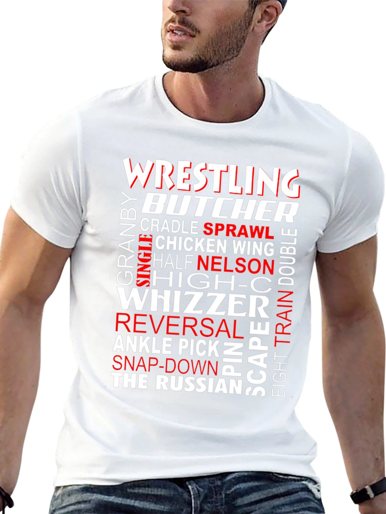 Wrestling Terminology Graphic T-Shirt