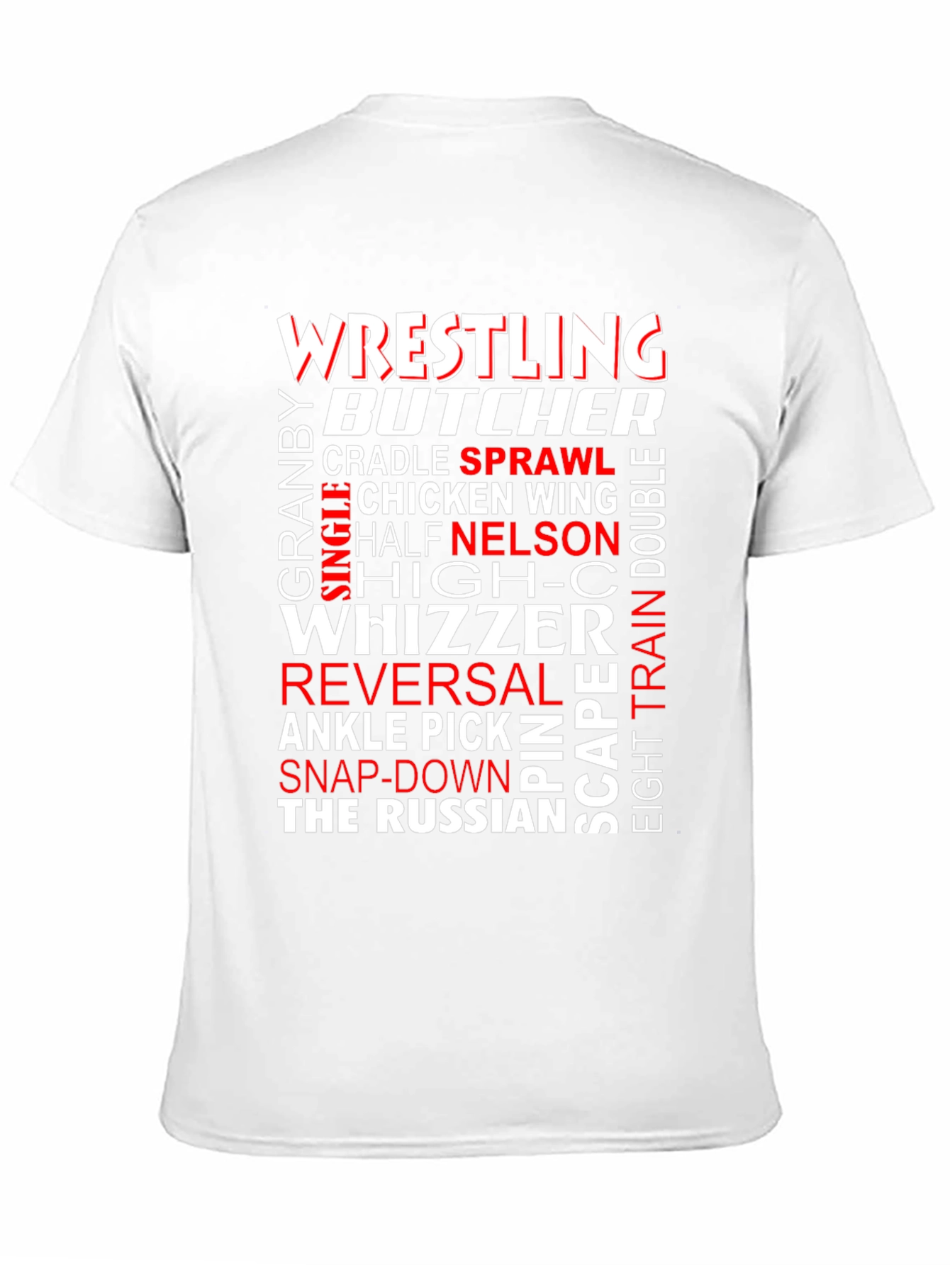 Wrestling Terminology Graphic T-Shirt