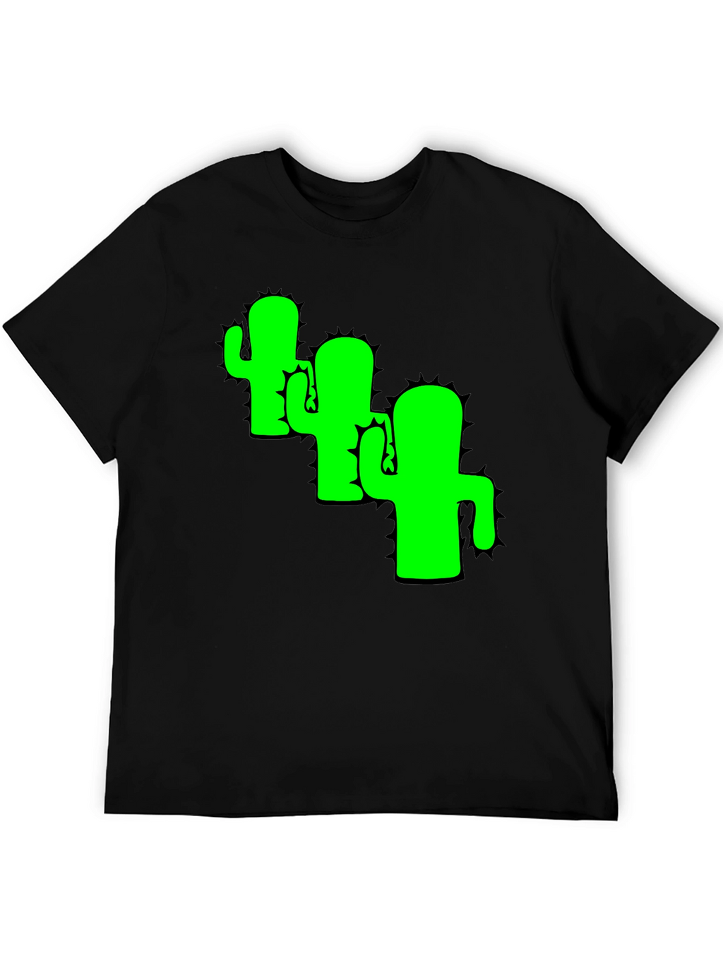 Cactus Graphic Tee - Cool Desert Vibes Black T-Shirt