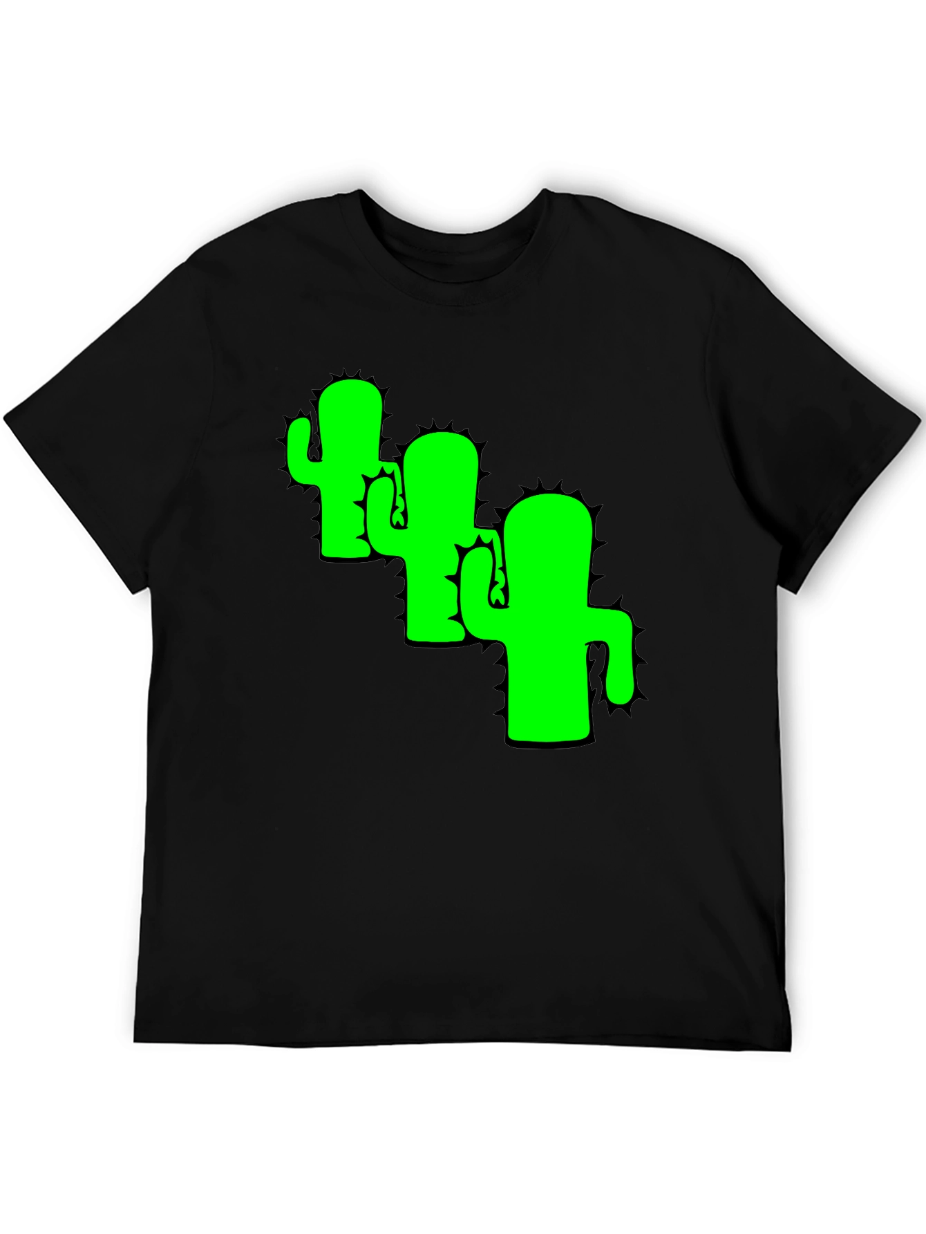 Cactus Graphic Tee - Cool Desert Vibes Black T-Shirt