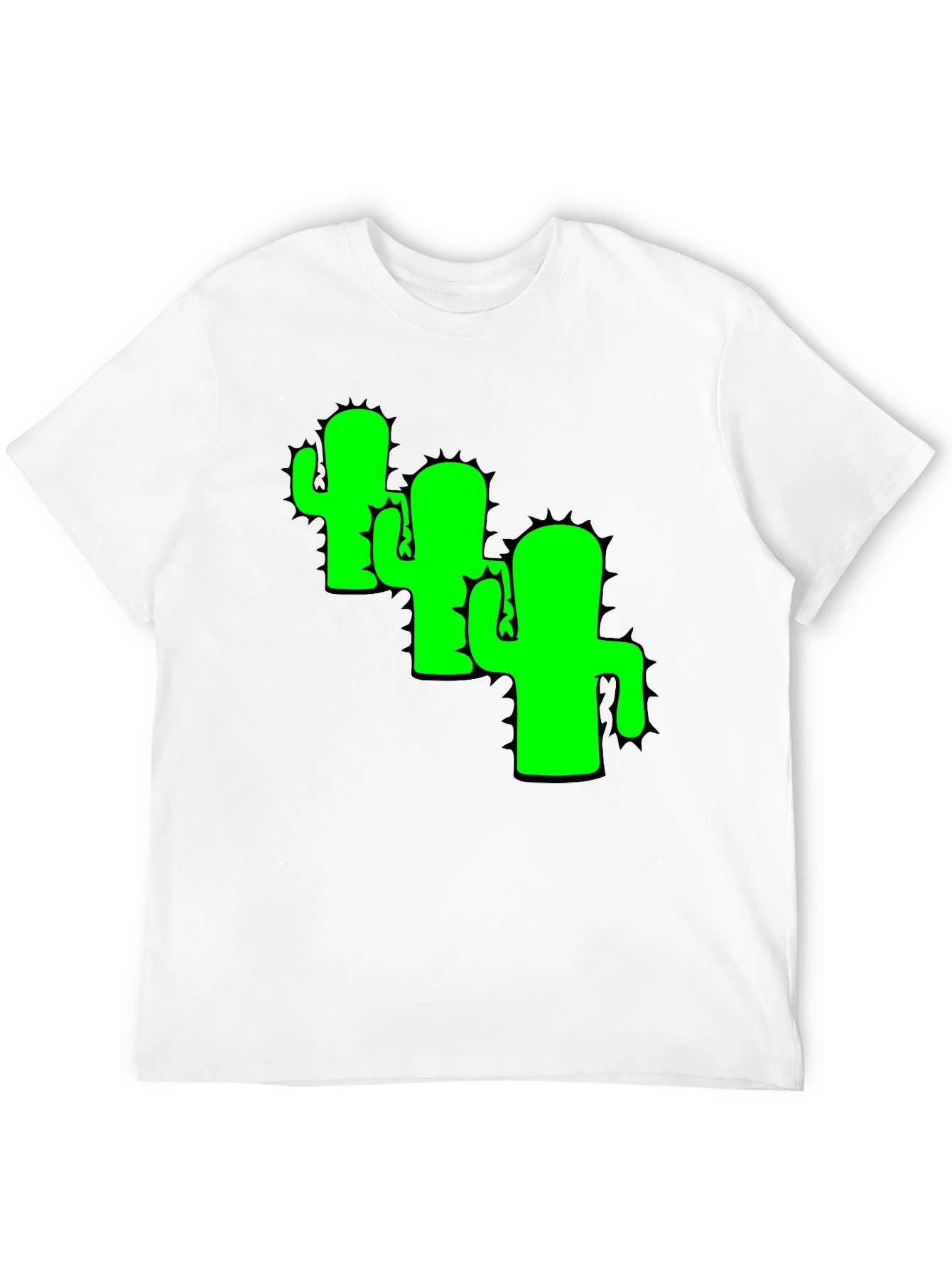 Cactus Graphic Tee - Cool Desert Vibes Black T-Shirt