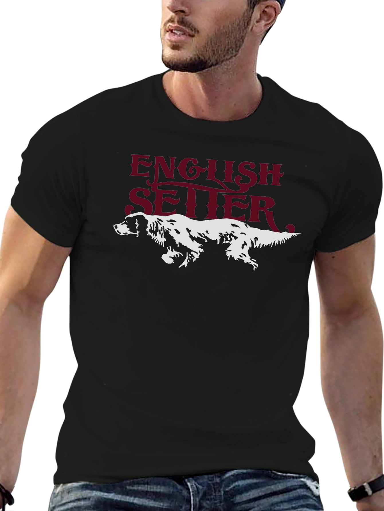 English Setter Dog Graphic Tee - Classic Comfort Fit