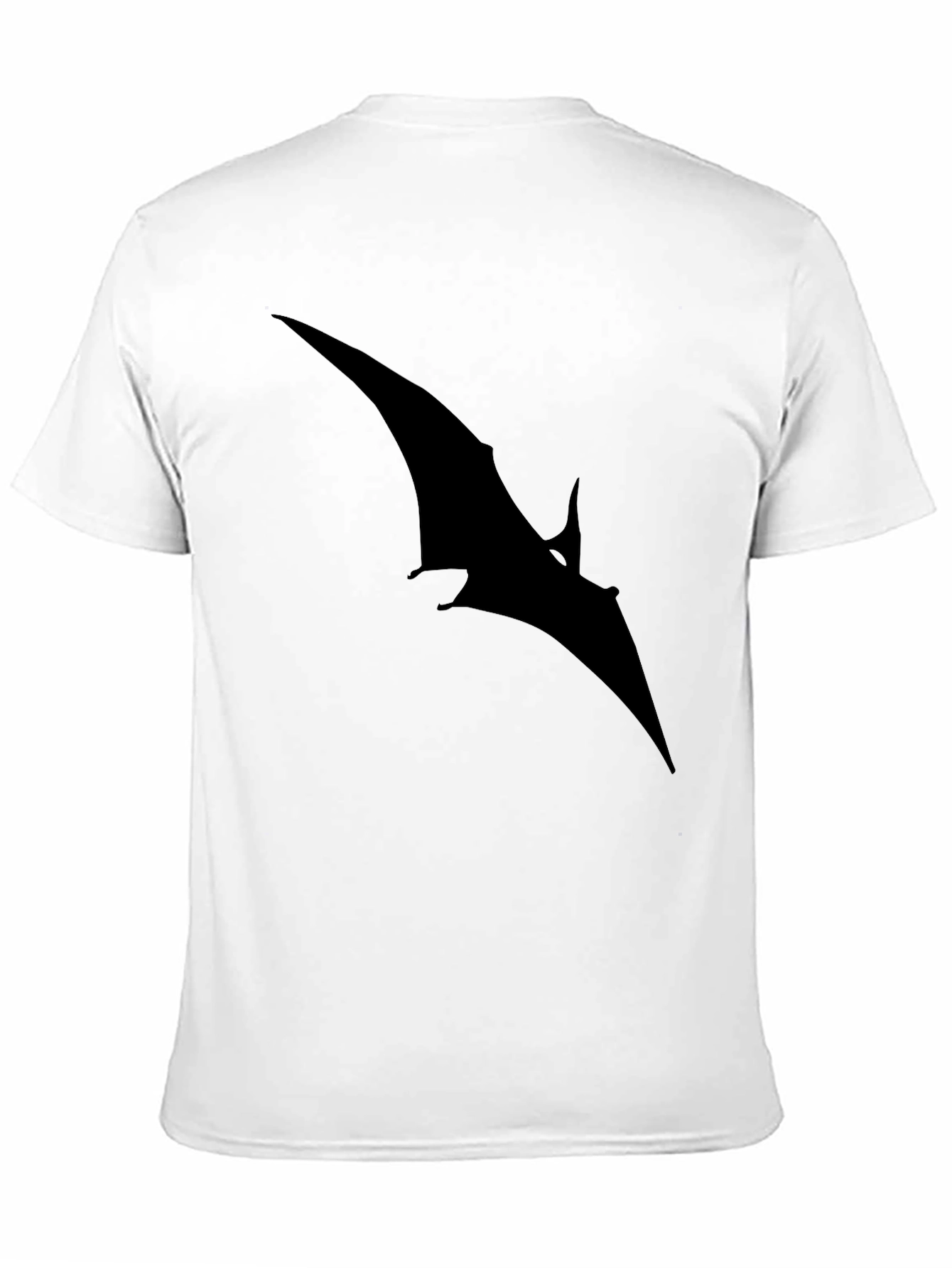 Pterodactyl Silhouette Black T-Shirt