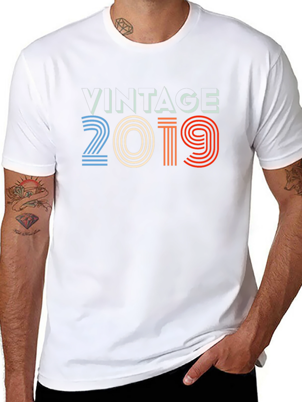 Vintage 2019 Graphic Tee - Retro Style