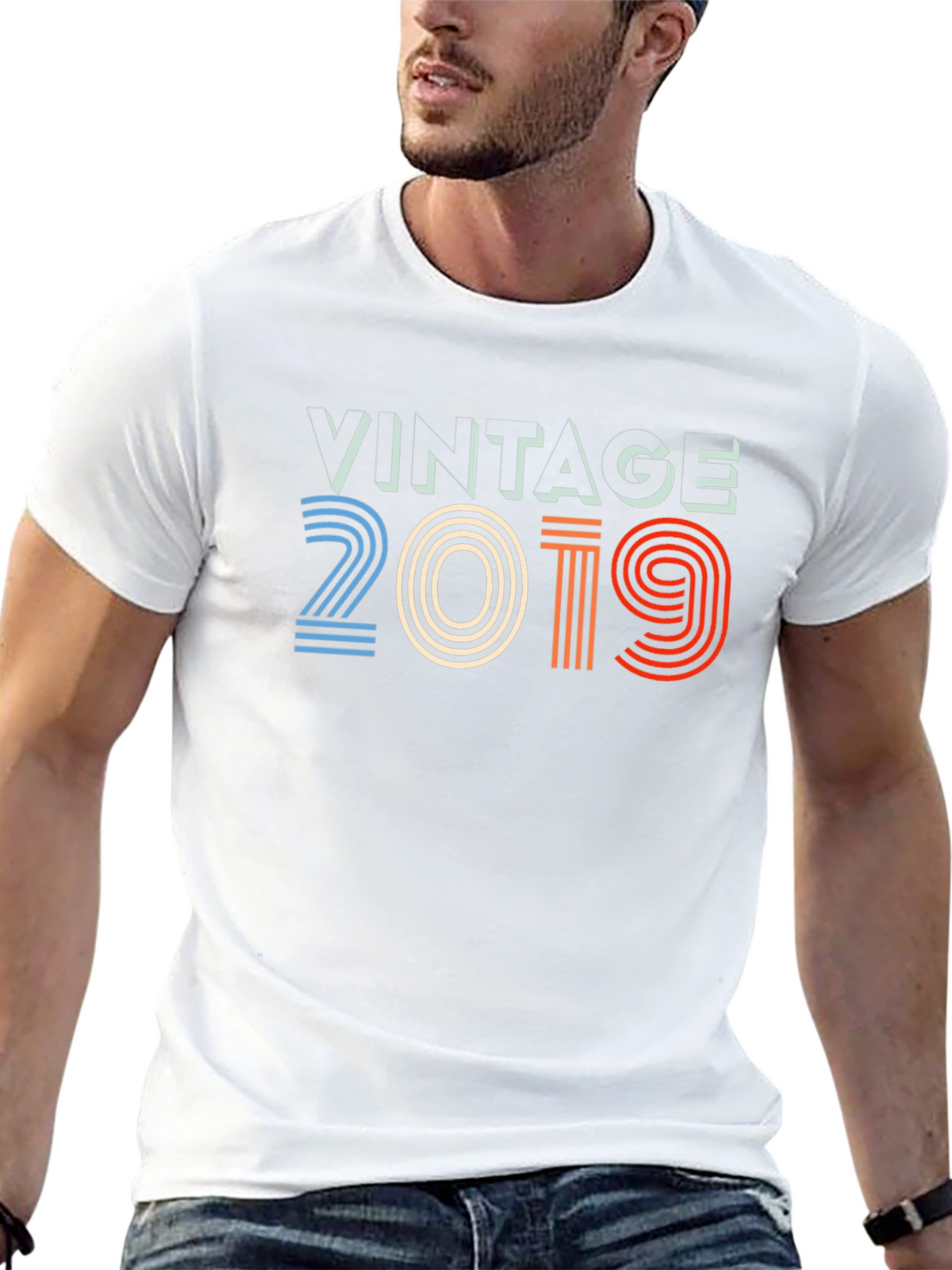 Vintage 2019 Graphic Tee - Retro Style
