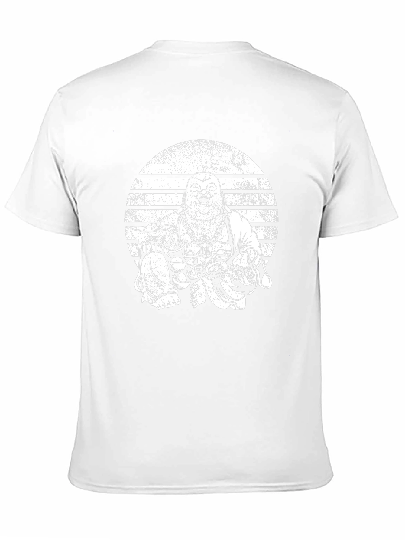 Laughing Buddha Graphic Black T-Shirt