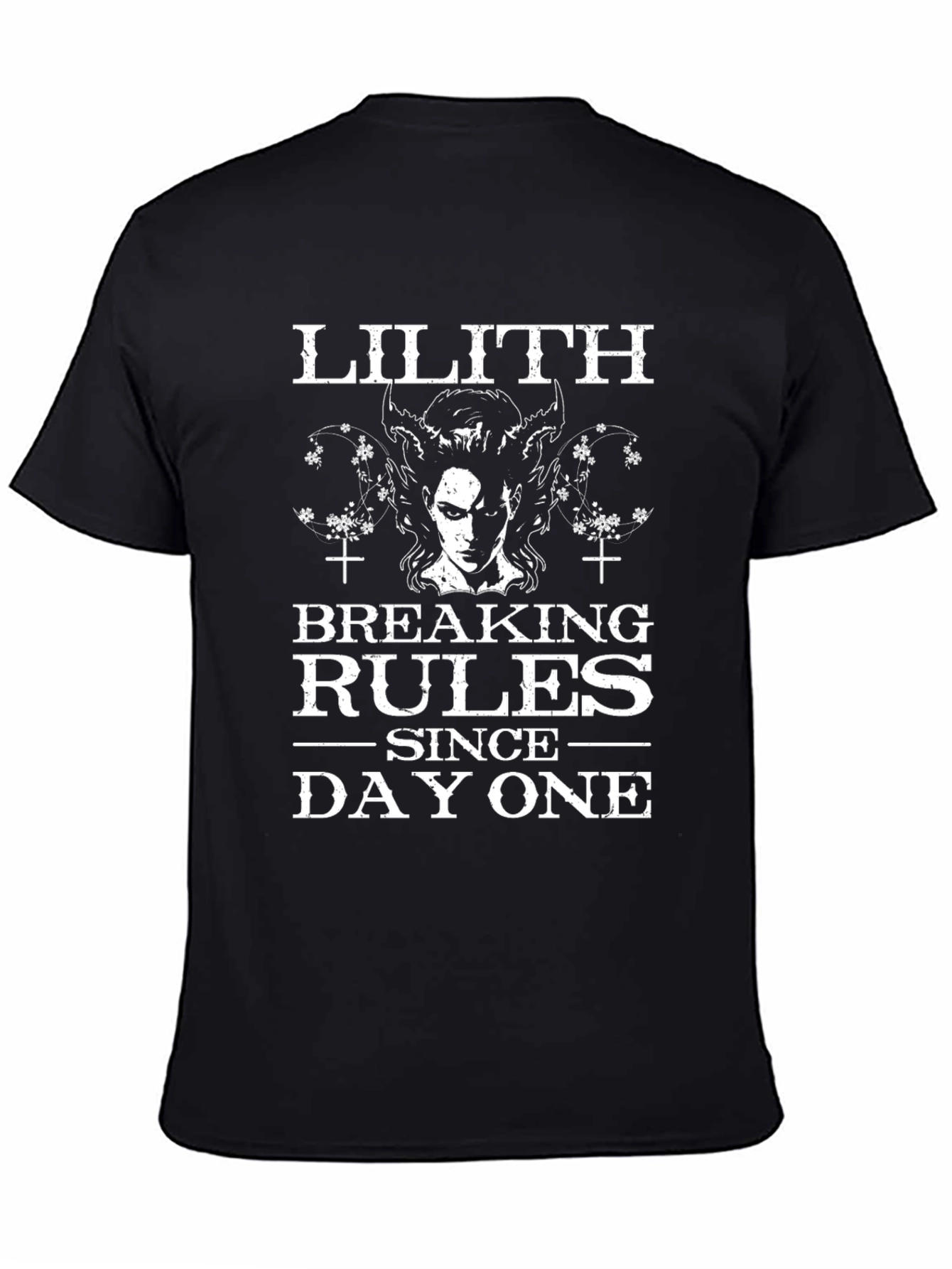 Lilith Breaking Rules Since Day One Black T-Shirt