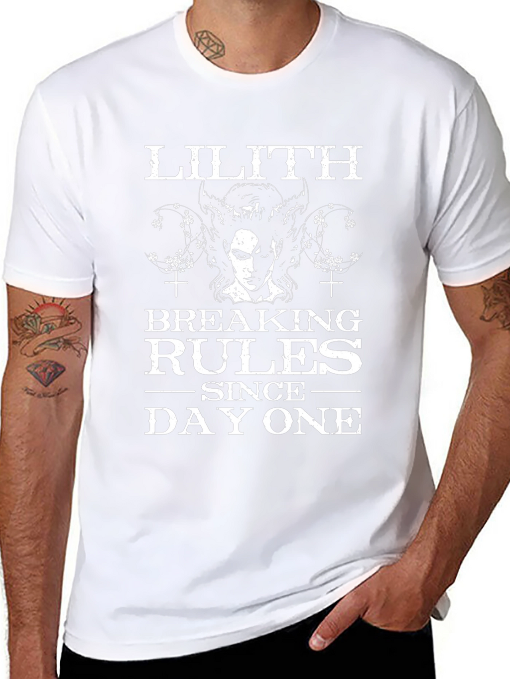 Lilith Breaking Rules Since Day One Black T-Shirt