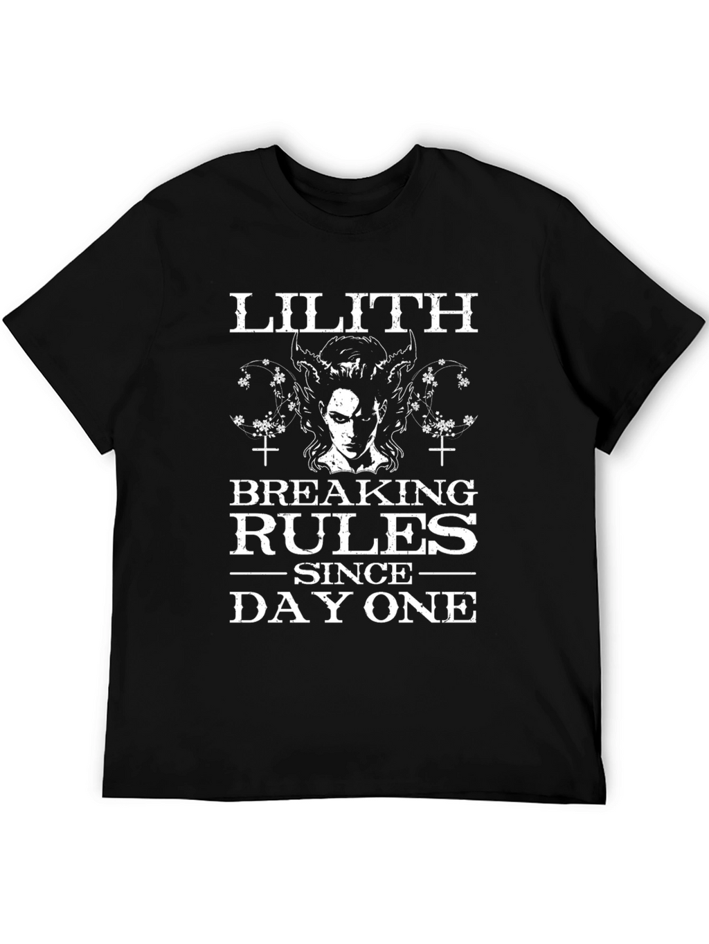 Lilith Breaking Rules Since Day One Black T-Shirt