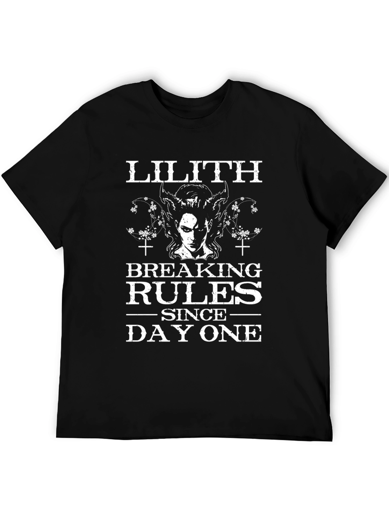 Lilith Breaking Rules Since Day One Black T-Shirt