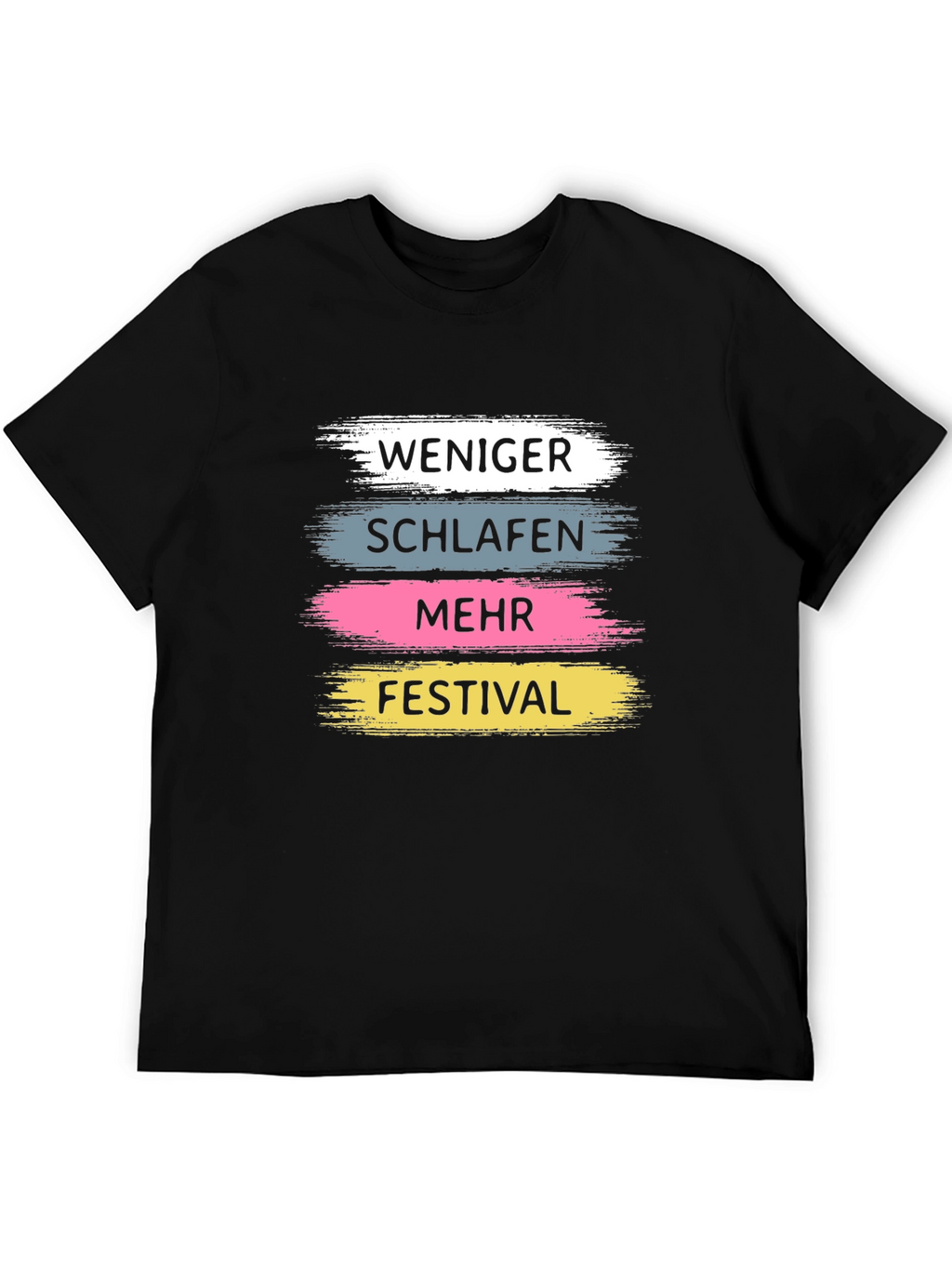 Weniger Schlafen Festival Graphic T-Shirt