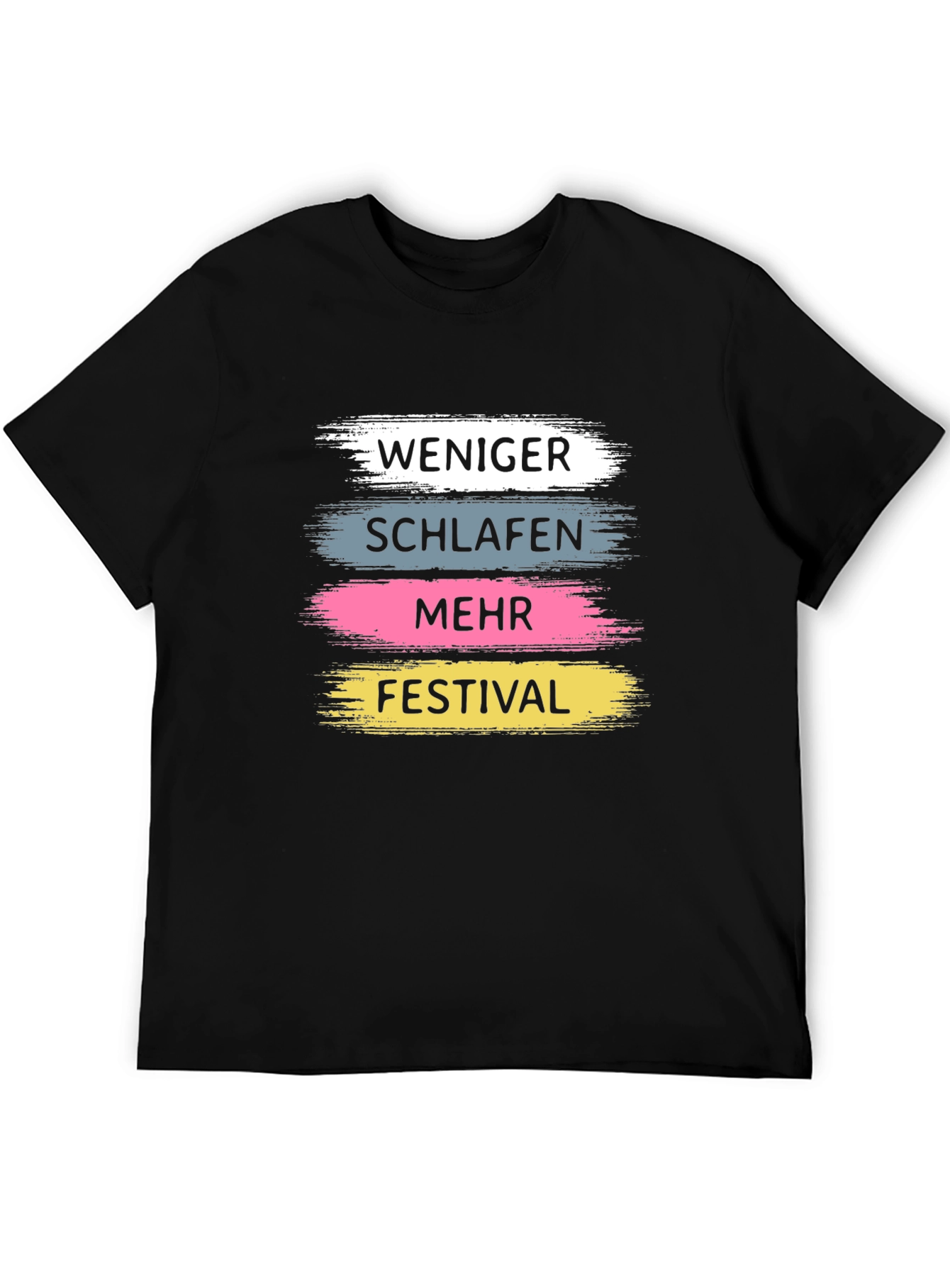 Weniger Schlafen Festival Graphic T-Shirt