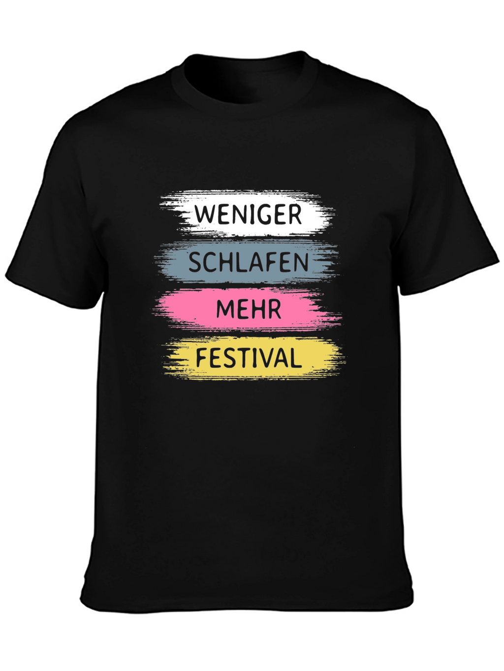 Weniger Schlafen Festival Graphic T-Shirt