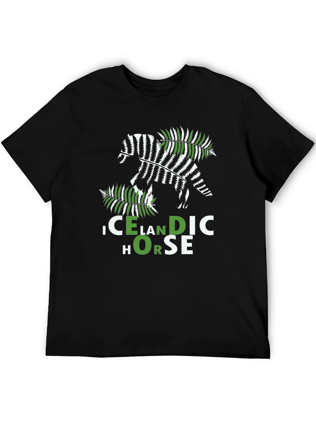 Icelandic Horse Graphic Tee - Nature Inspired Design