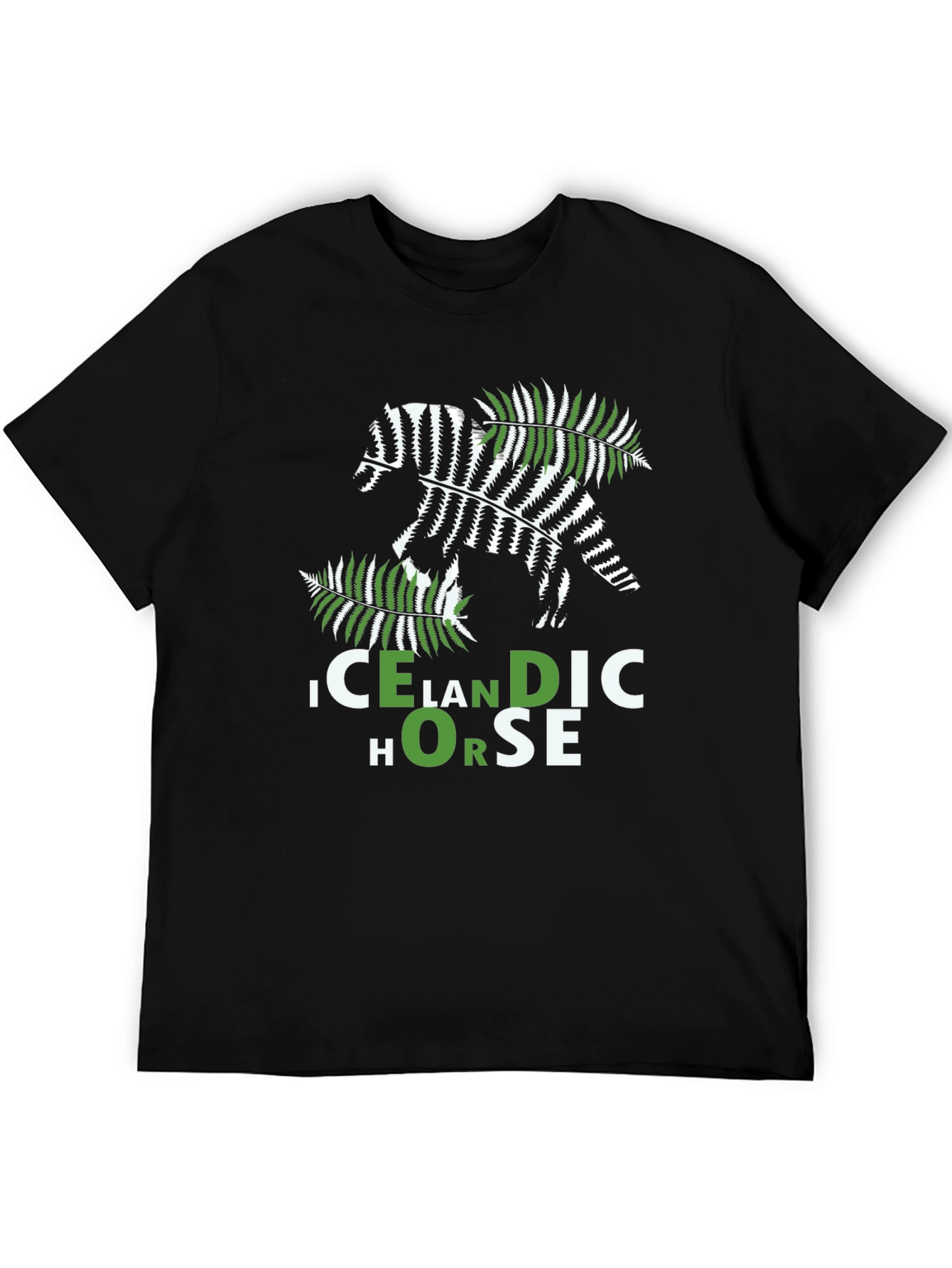 Icelandic Horse Graphic Tee - Nature Inspired Design