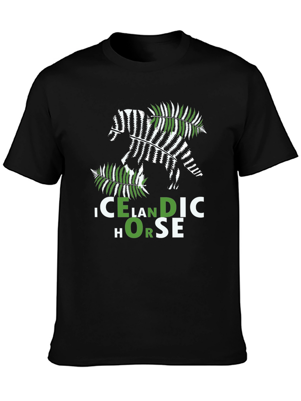 Icelandic Horse Graphic Tee - Nature Inspired Design