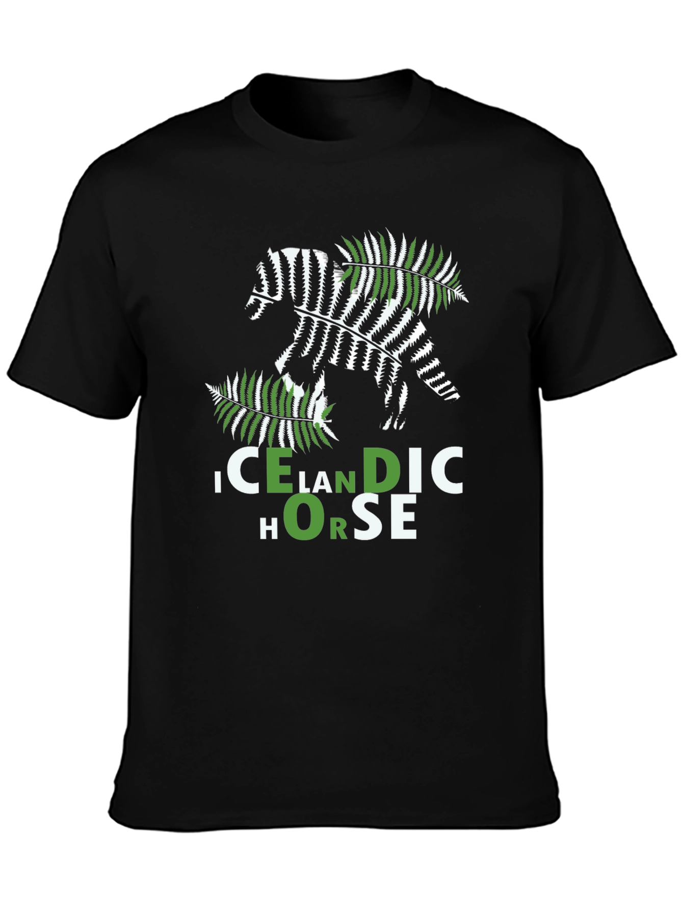 Icelandic Horse Graphic Tee - Nature Inspired Design
