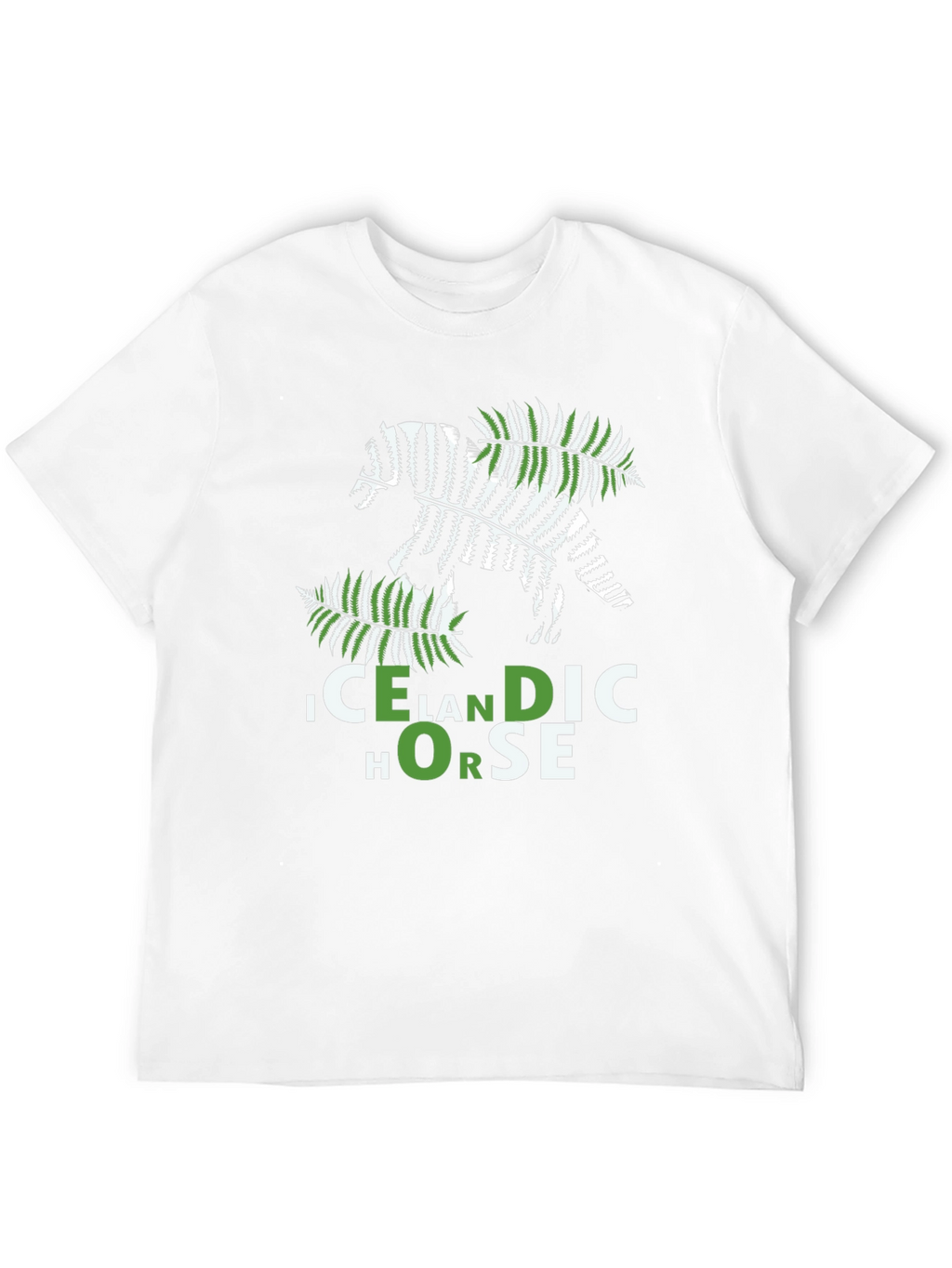 Icelandic Horse Graphic Tee - Nature Inspired Design
