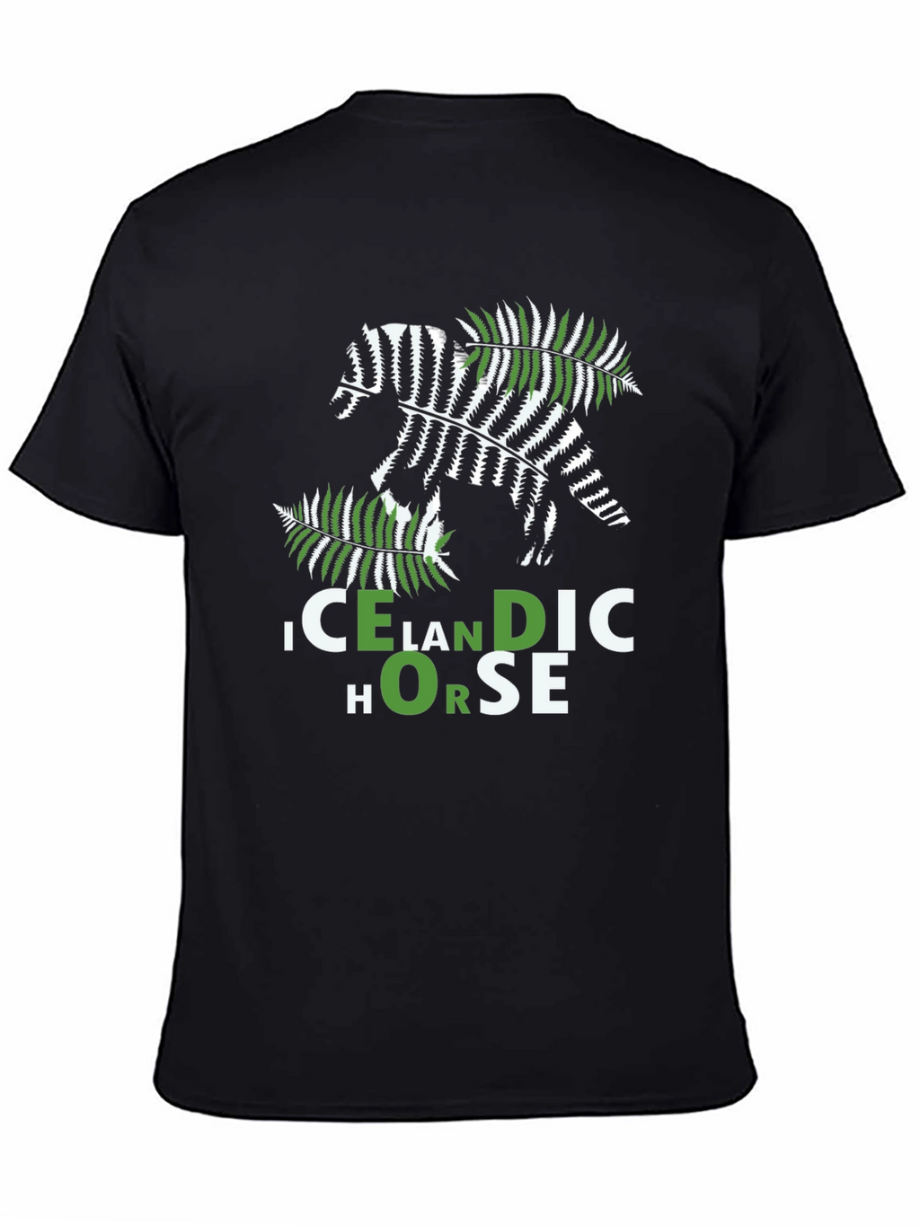 Icelandic Horse Graphic Tee - Nature Inspired Design