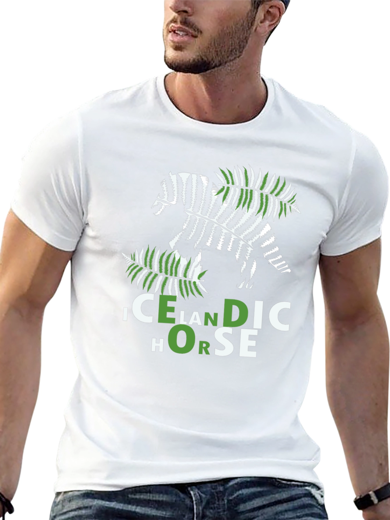 Icelandic Horse Graphic Tee - Nature Inspired Design