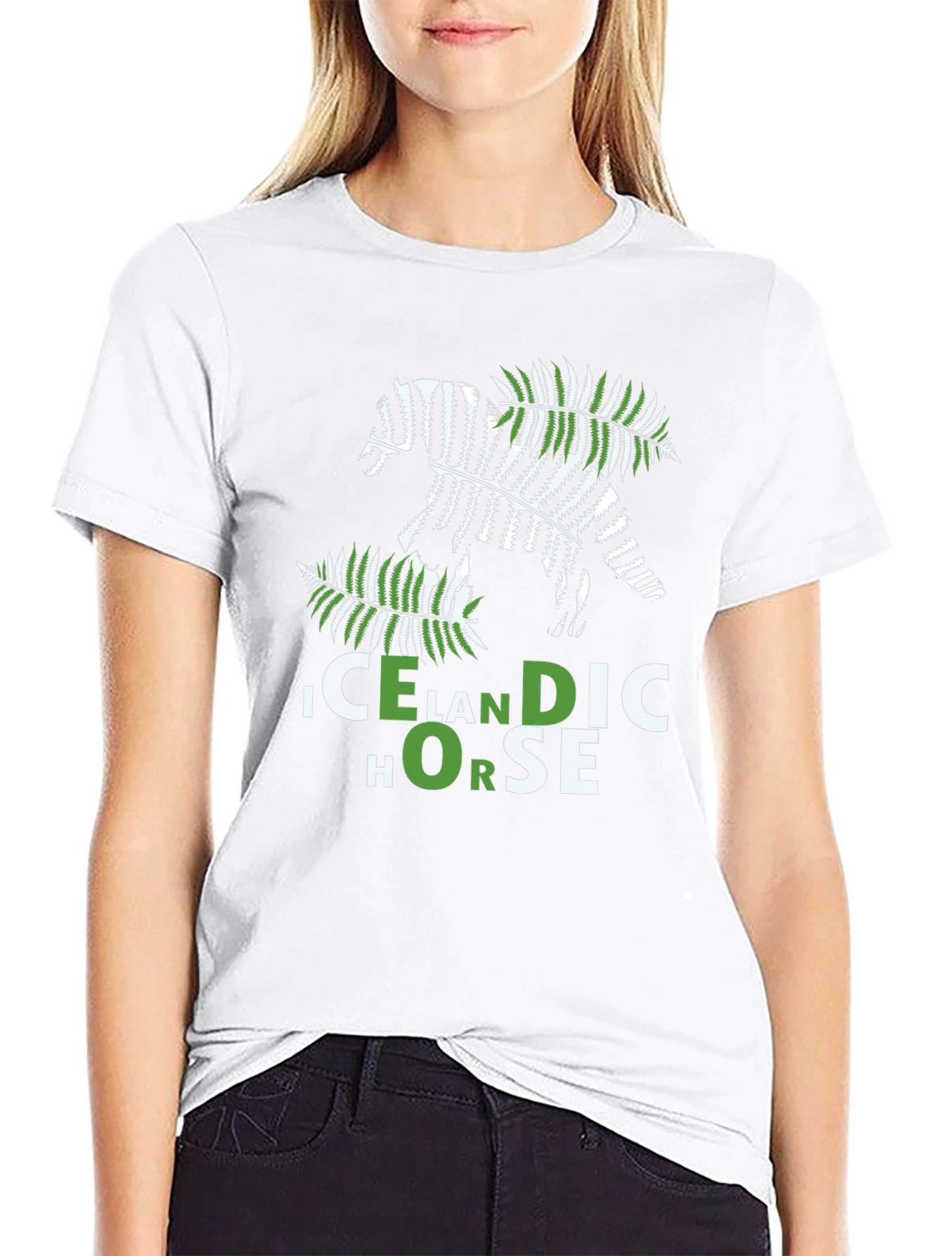 Icelandic Horse Graphic Tee - Nature Inspired Design
