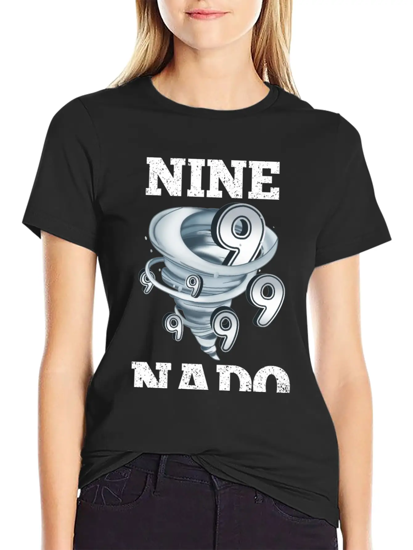 9 Birthday Tornado Essential Cotton Tee For Daily Outfits – Unisex Style