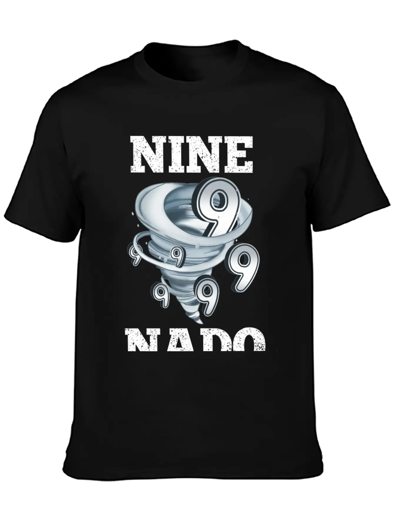 9 Birthday Tornado Essential Cotton Tee For Daily Outfits – Unisex Style