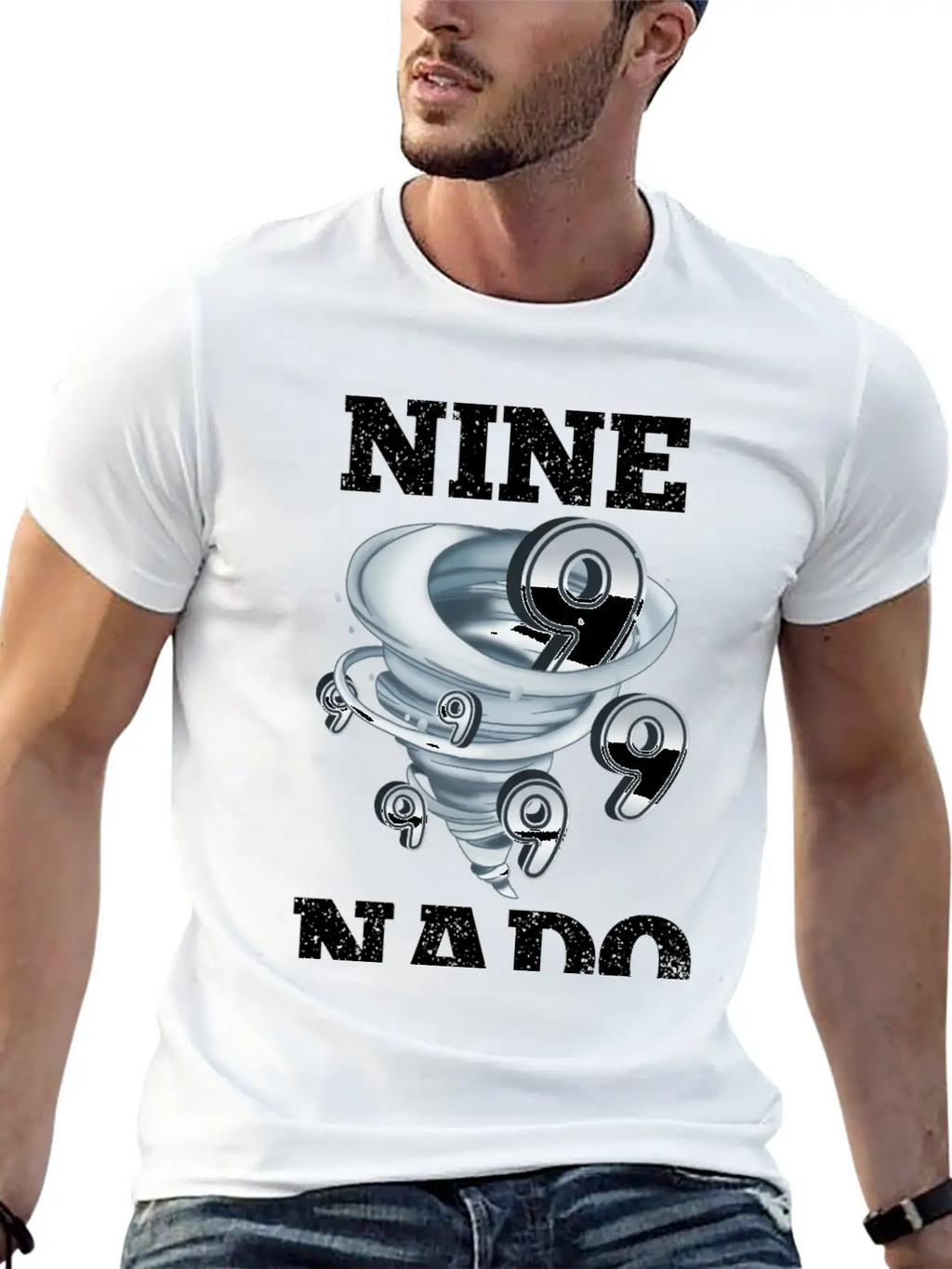 9 Birthday Tornado Essential Cotton Tee For Daily Outfits – Unisex Style