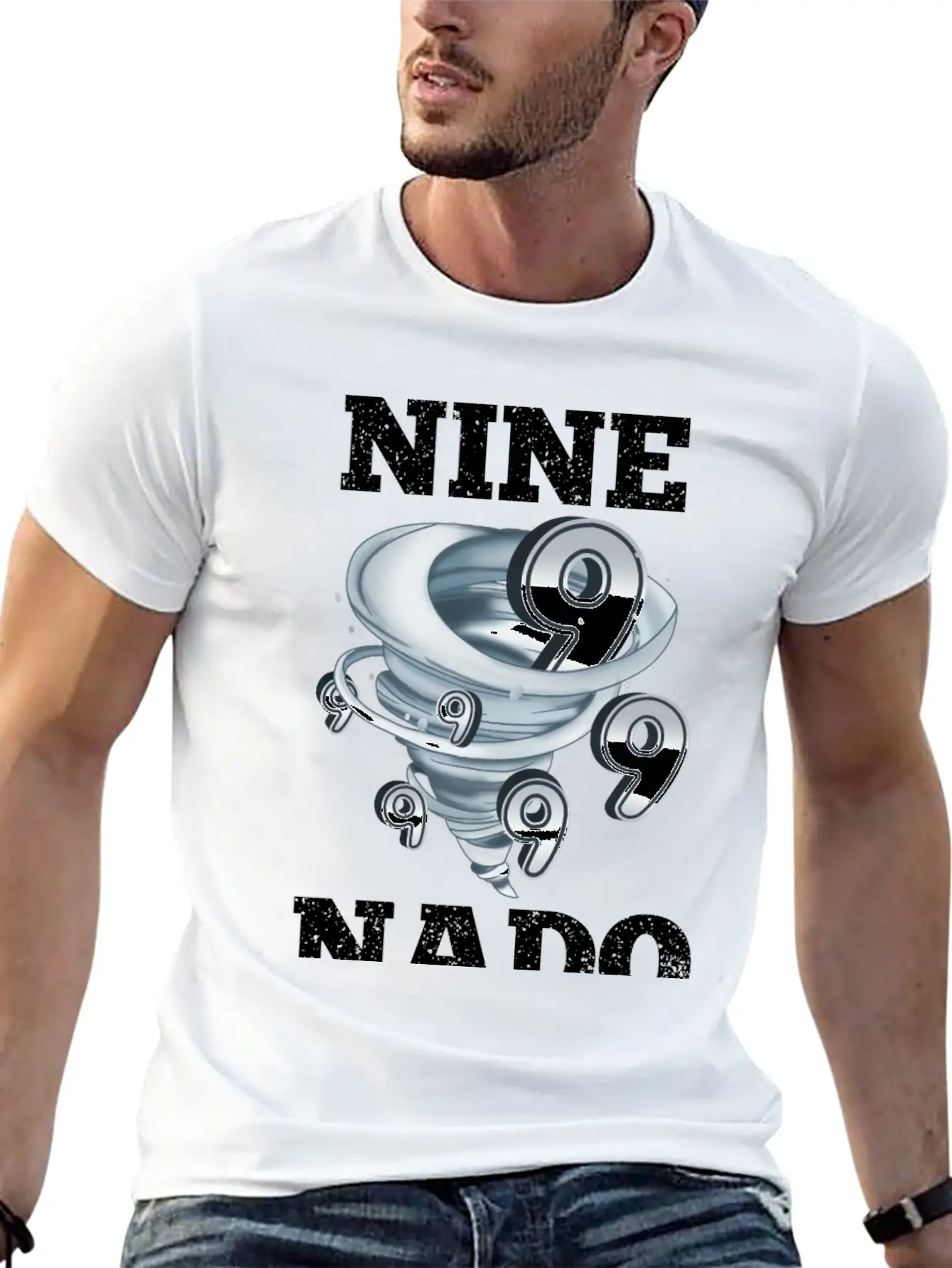 9 Birthday Tornado Essential Cotton Tee For Daily Outfits – Unisex Style