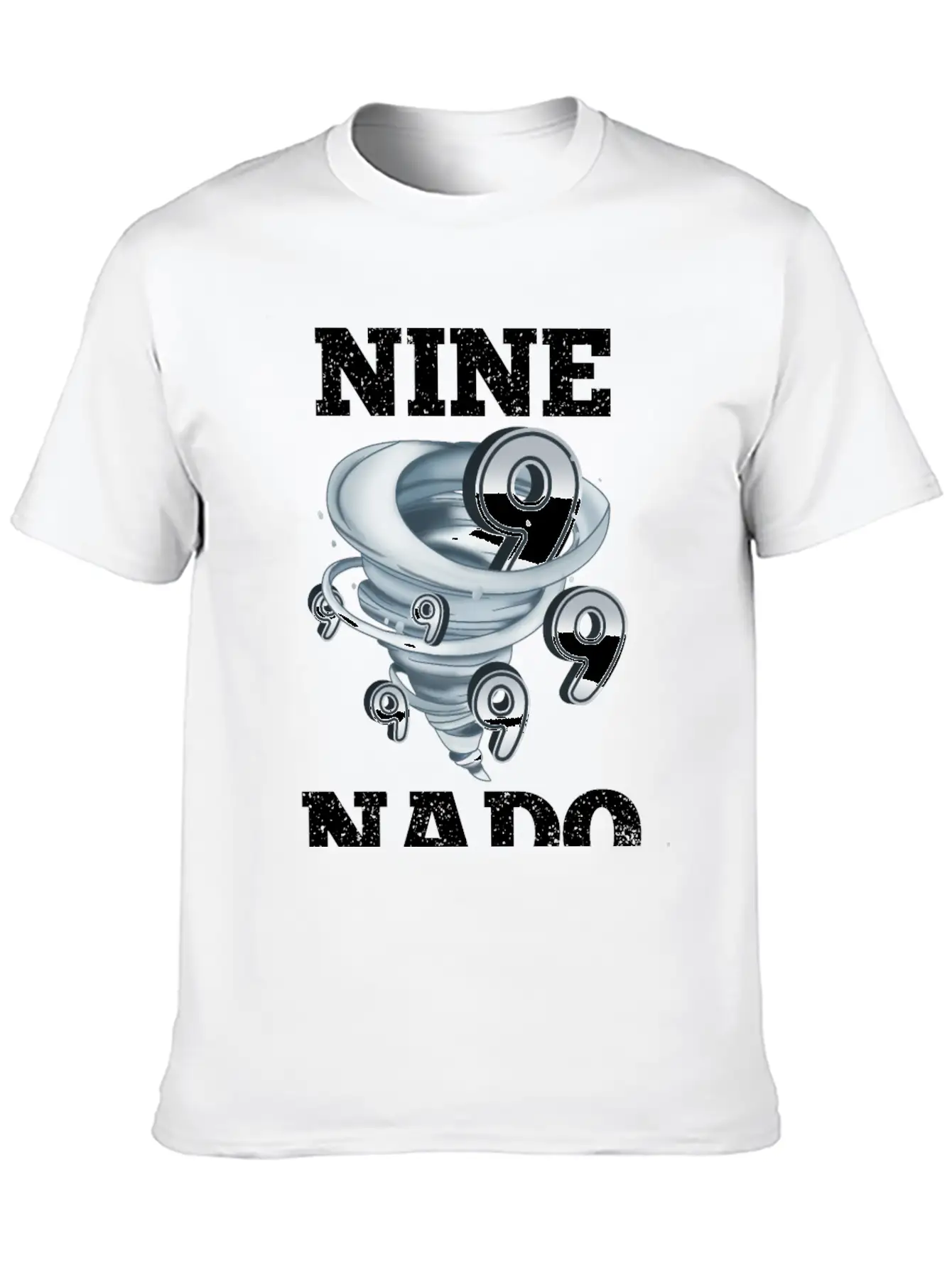 9 Birthday Tornado Essential Cotton Tee For Daily Outfits – Unisex Style