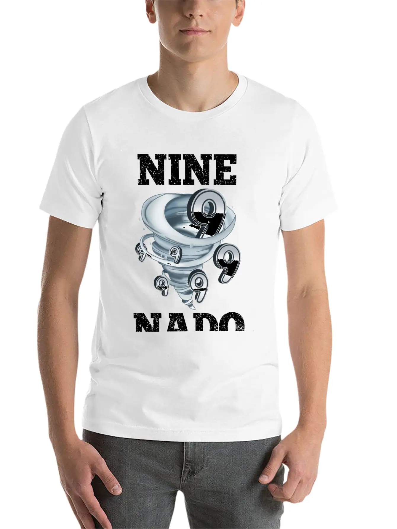 9 Birthday Tornado Essential Cotton Tee For Daily Outfits – Unisex Style