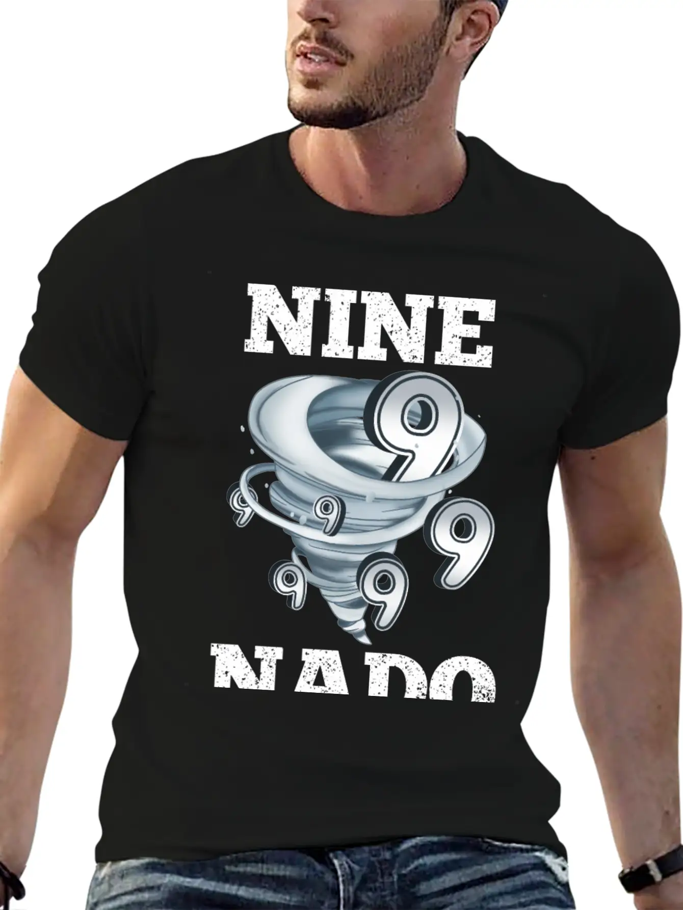 9 Birthday Tornado Essential Cotton Tee For Daily Outfits – Unisex Style