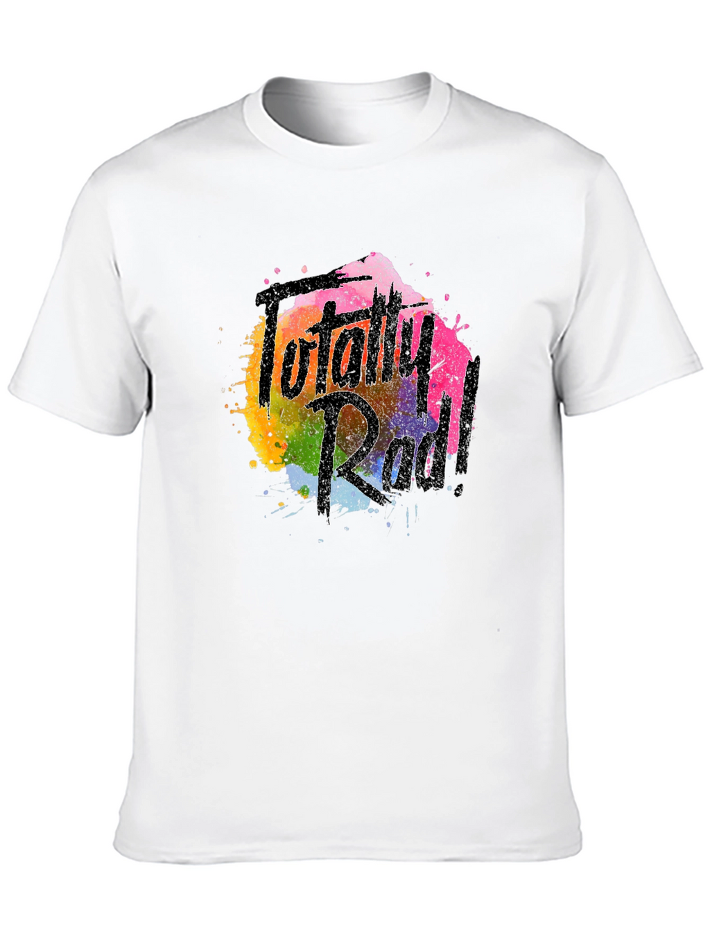 Totally Rad Graphic Print Crewneck T-Shirt