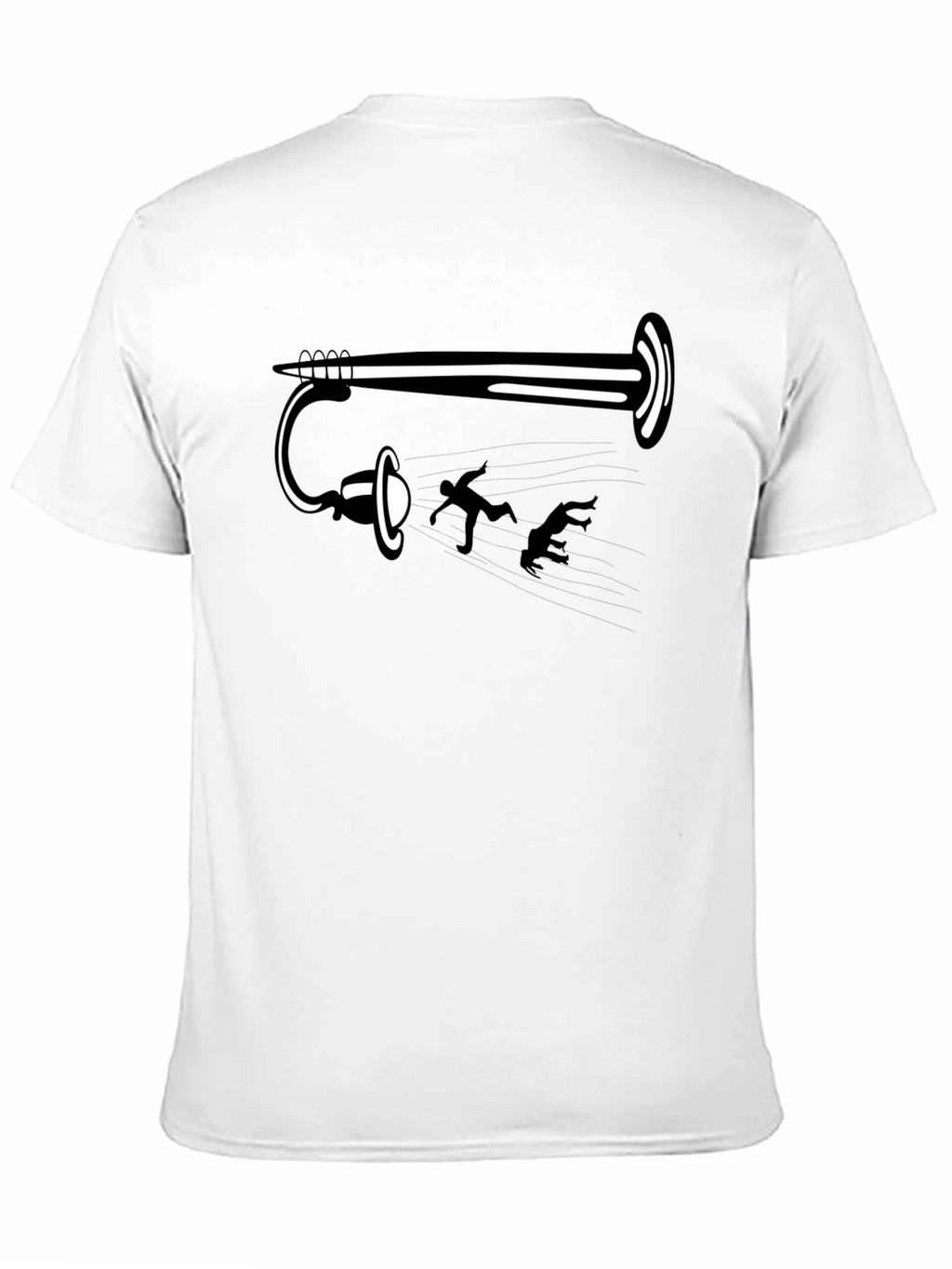 Funny Portal Gun Black T-Shirt