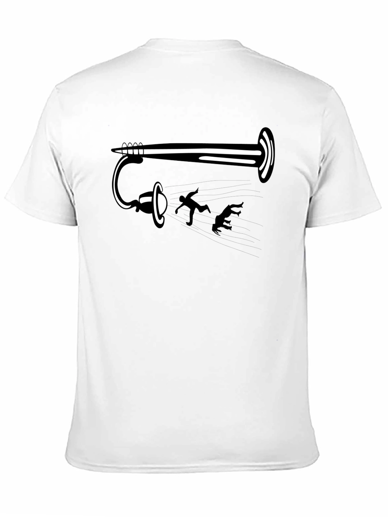 Funny Portal Gun Black T-Shirt